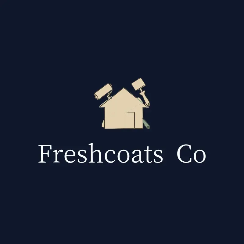 The painting name FreshCoats Co as a branded logo with a color icon