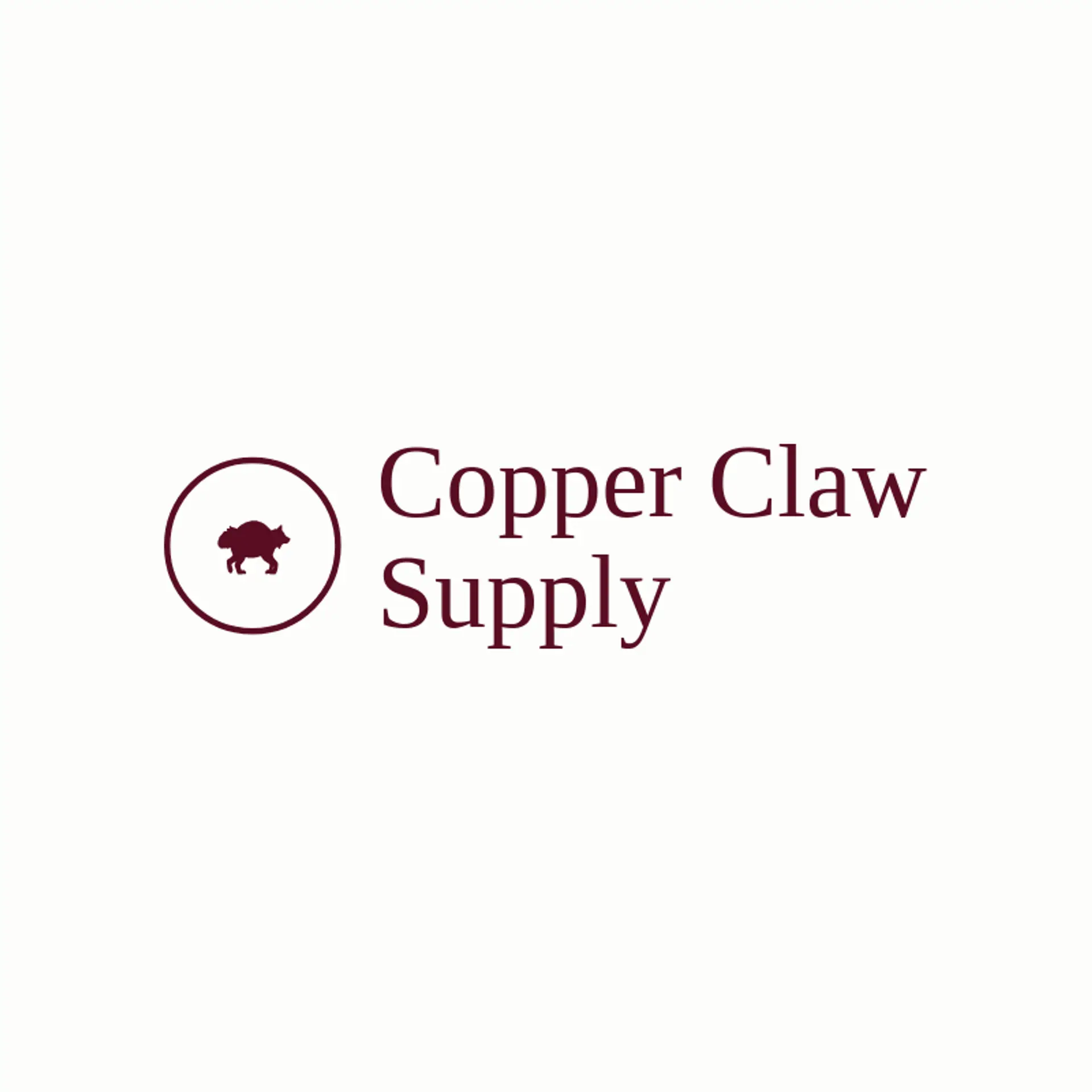 Copper Claw Supply logo for apex predator