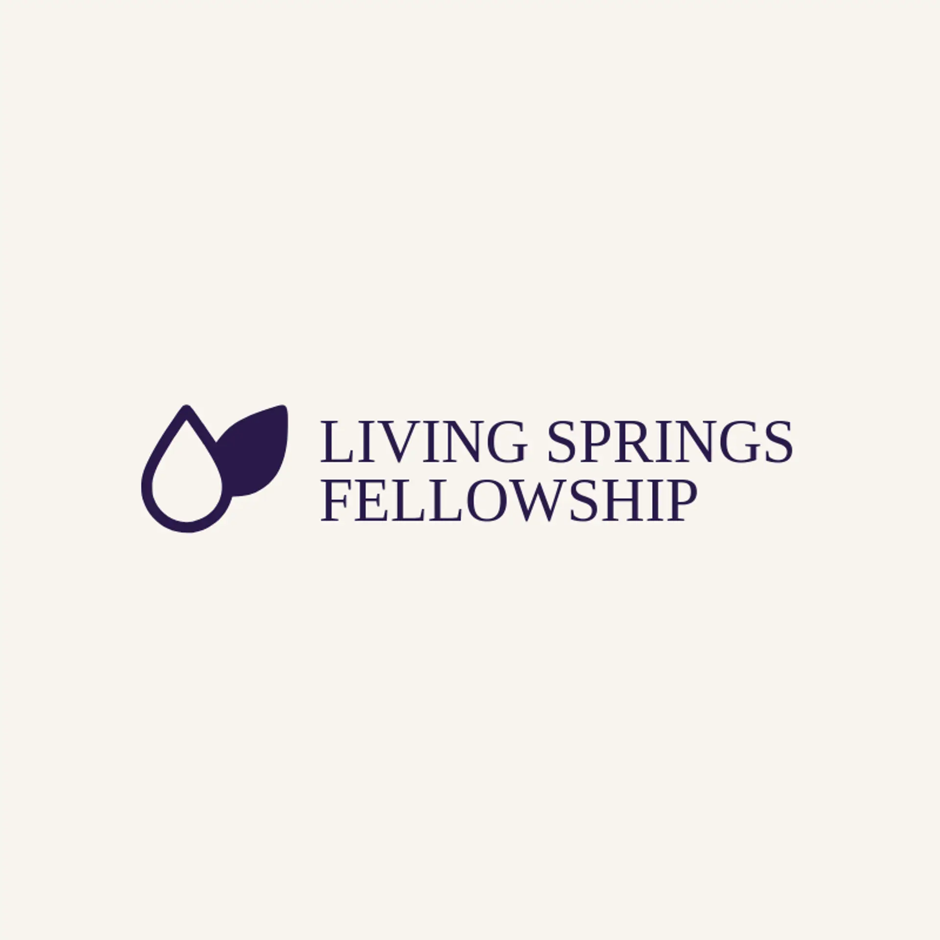 Living Springs Fellowship logo for ministry