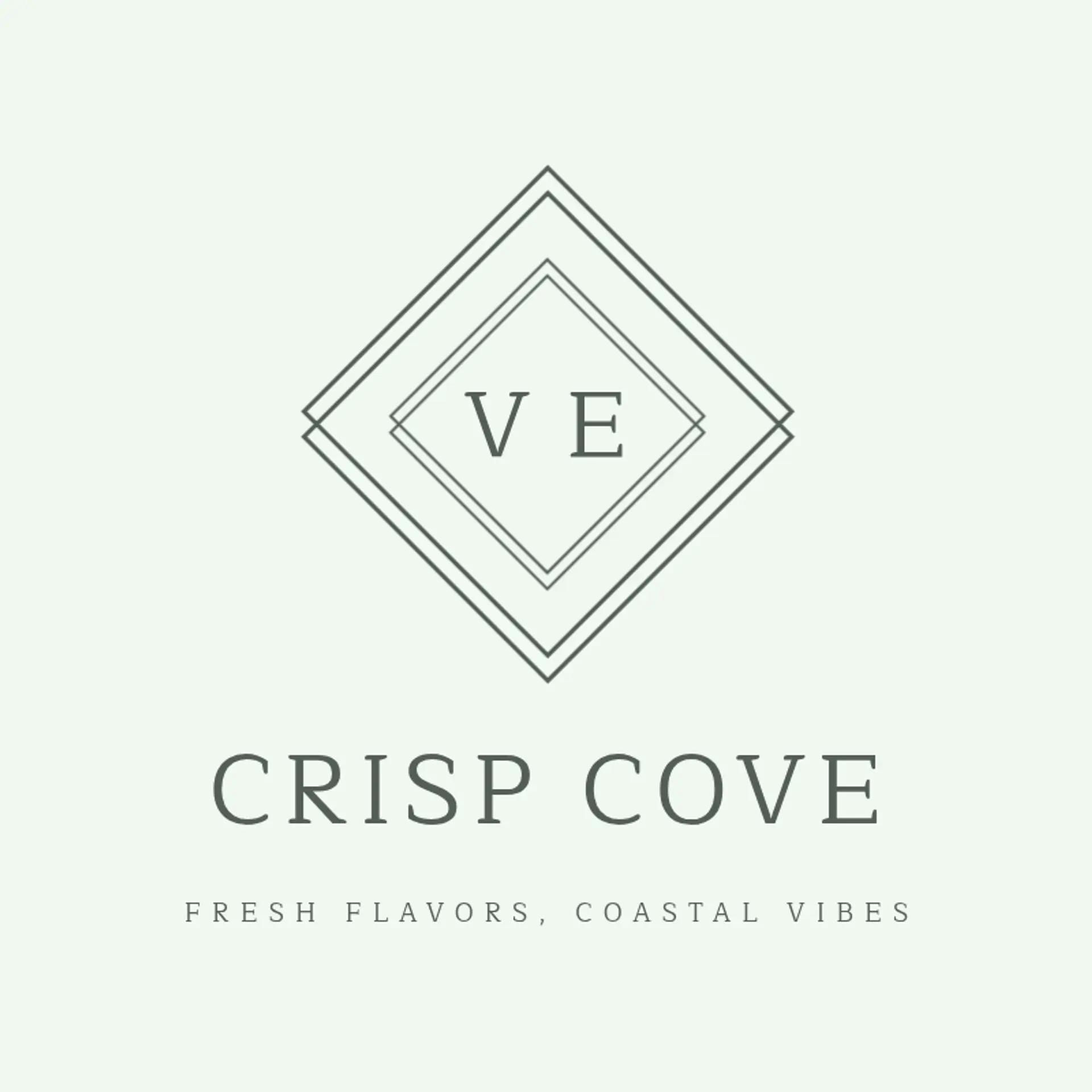 Crisp Cove logo for cool restaurant