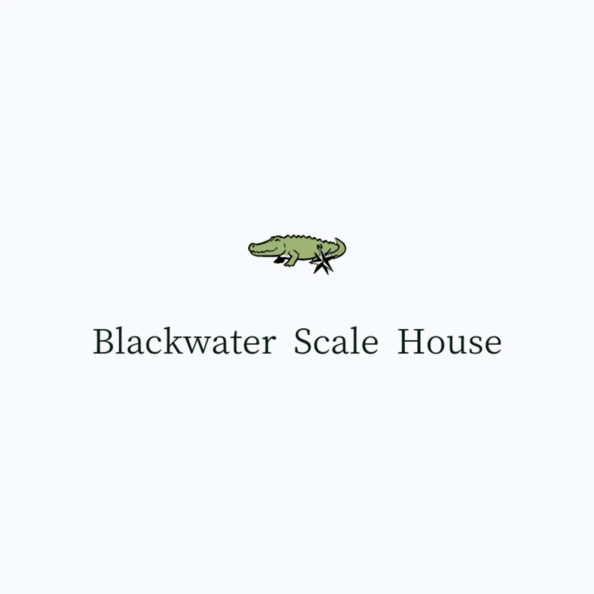 Blackwater Scale House logo for crocodile