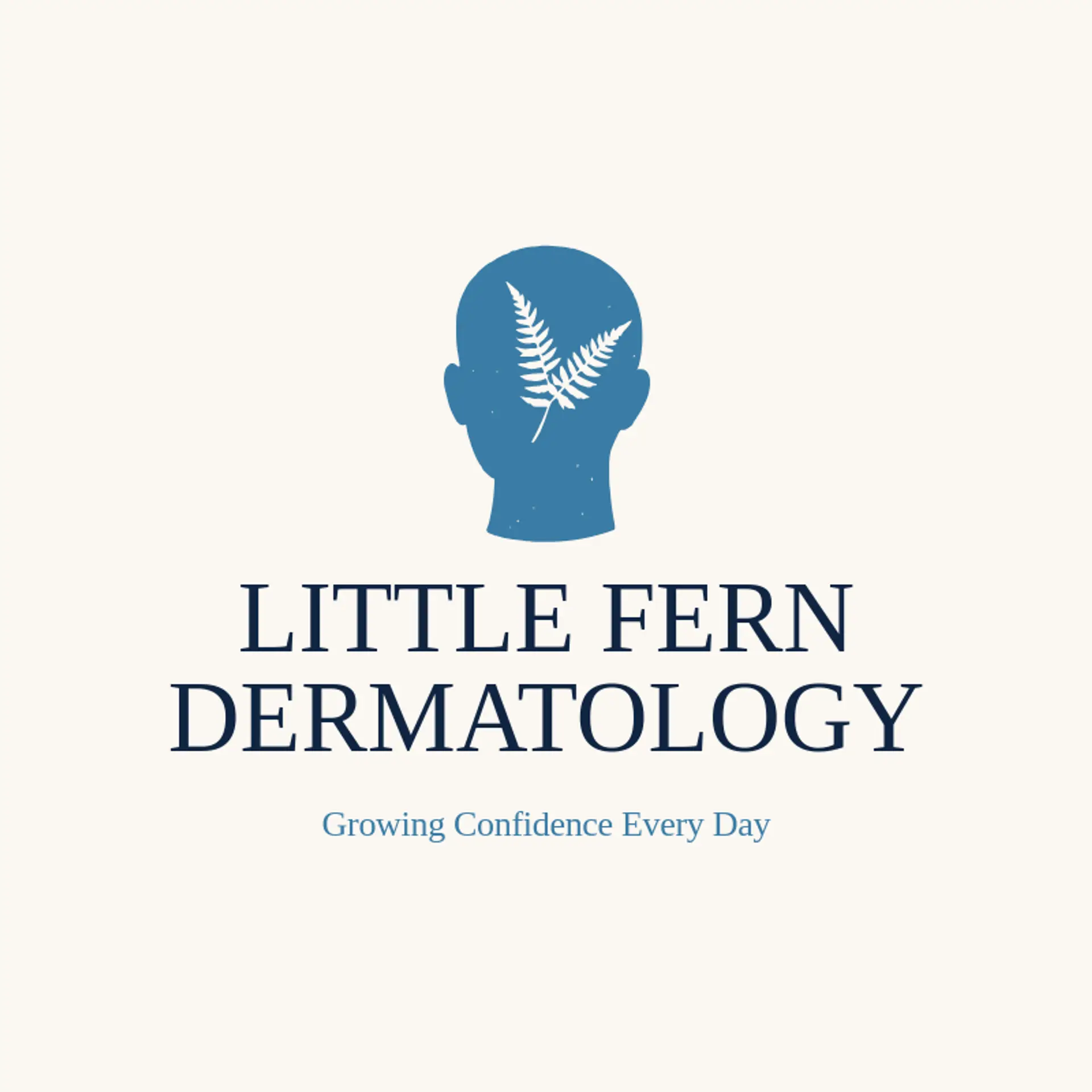 Little Fern Dermatology logo for dermatology