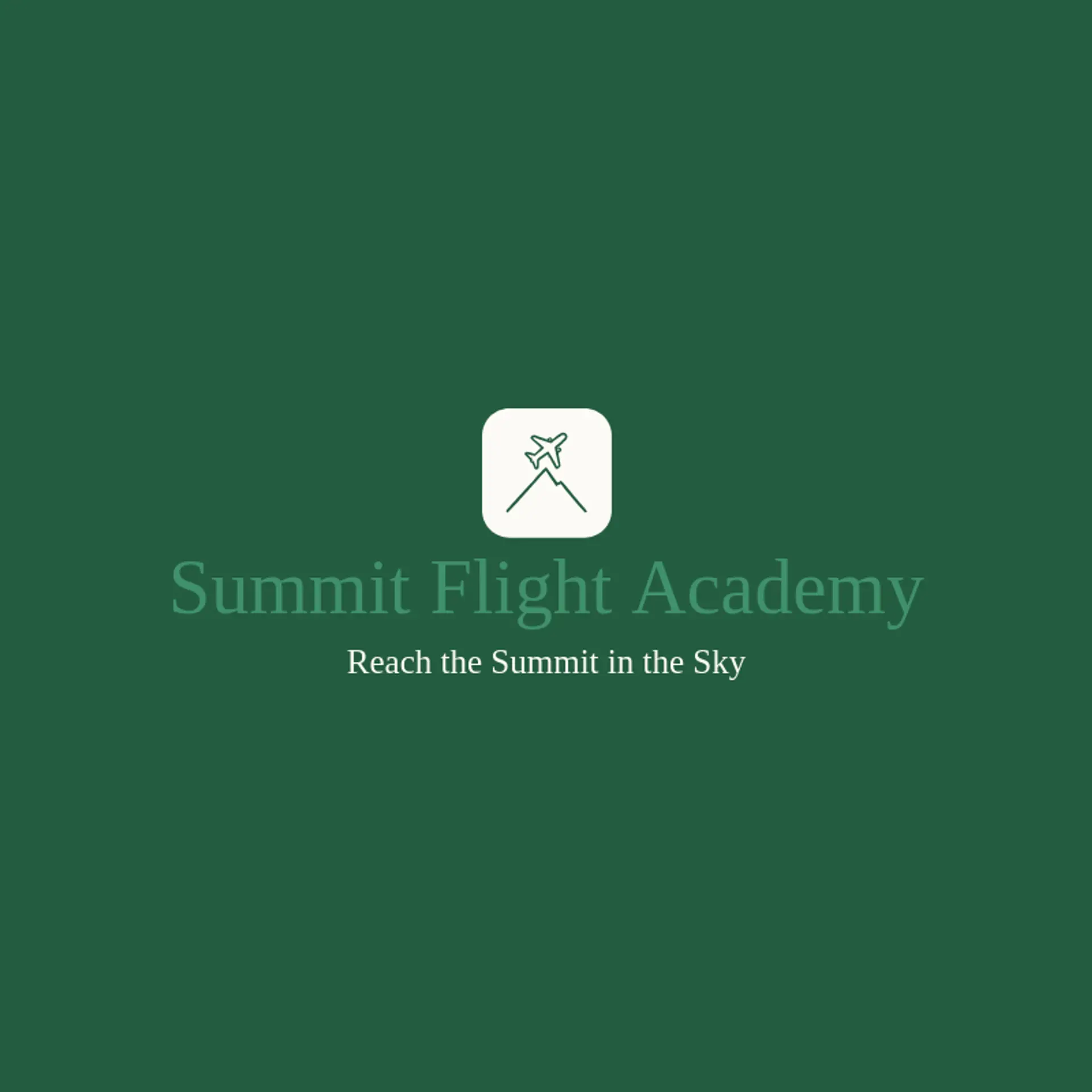 Summit Flight Academy logo for flight