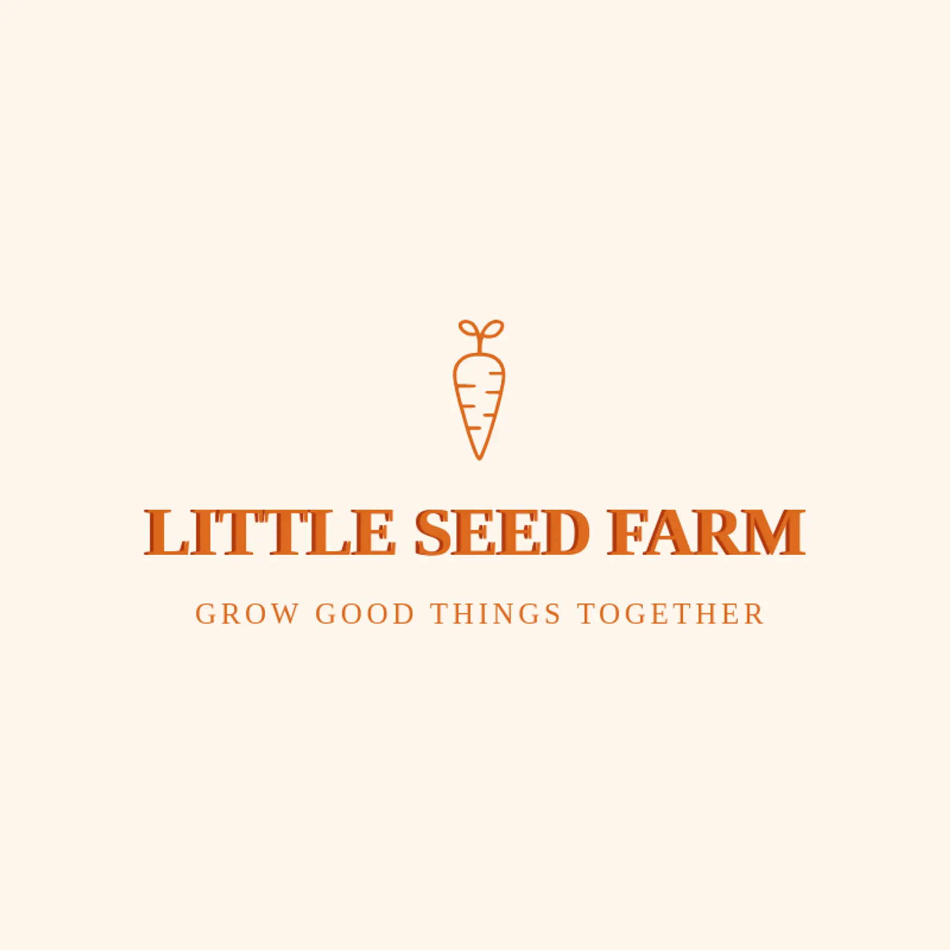 Little Seed Farm logo for carrot