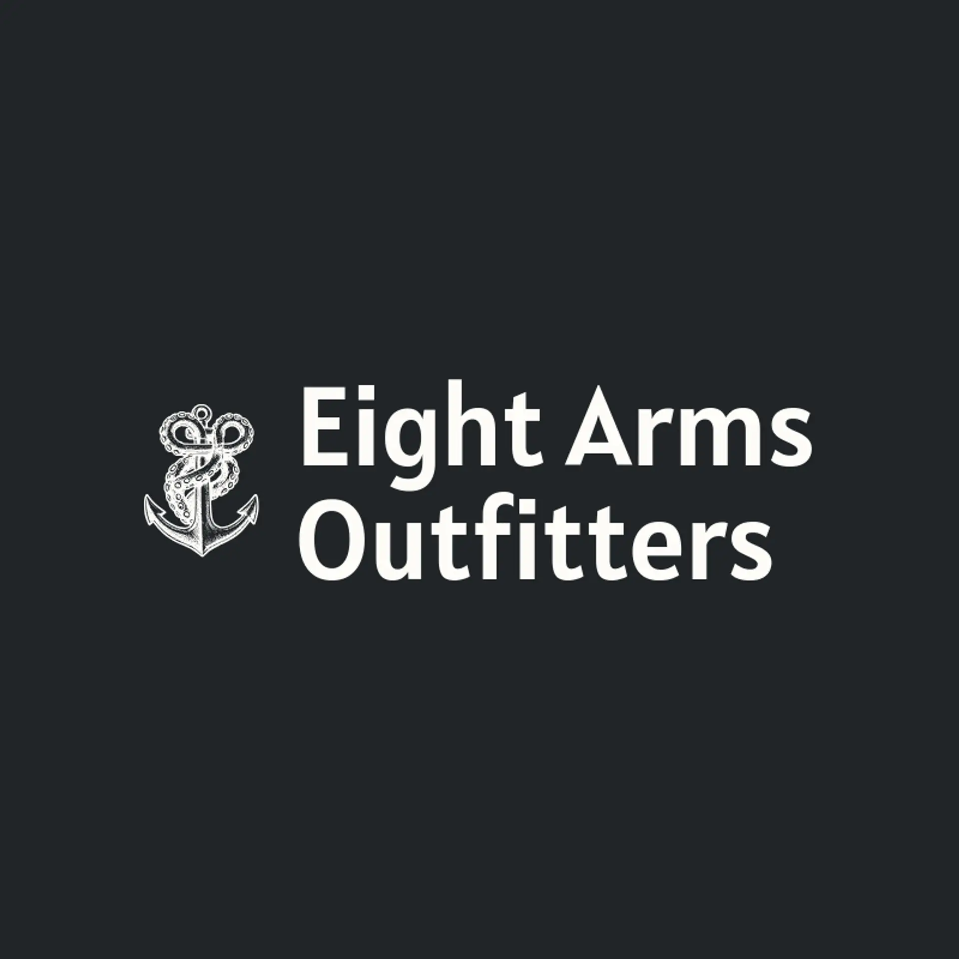 Eight Arms Outfitters logo for pirate