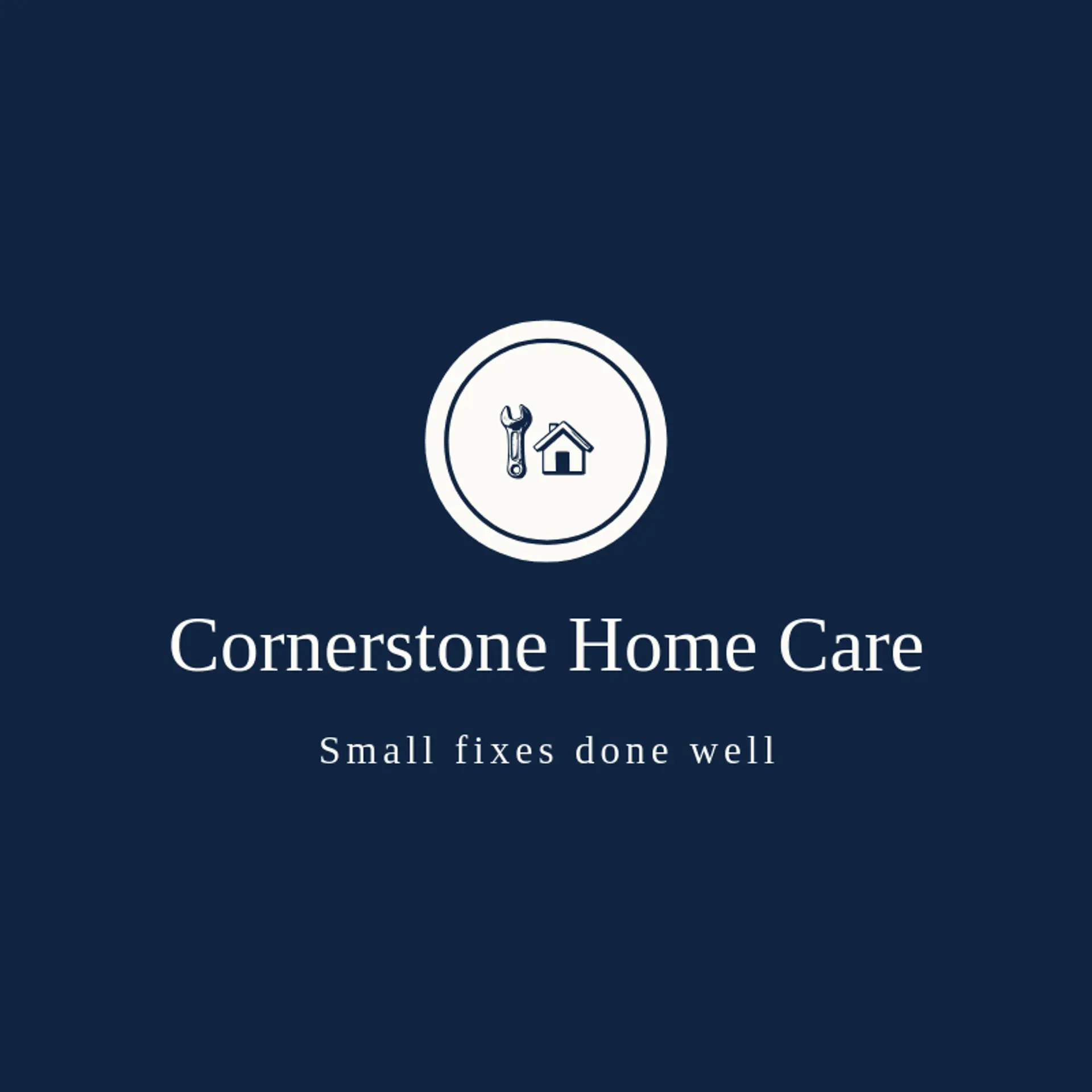 Cornerstone Home Care logo for handyman services