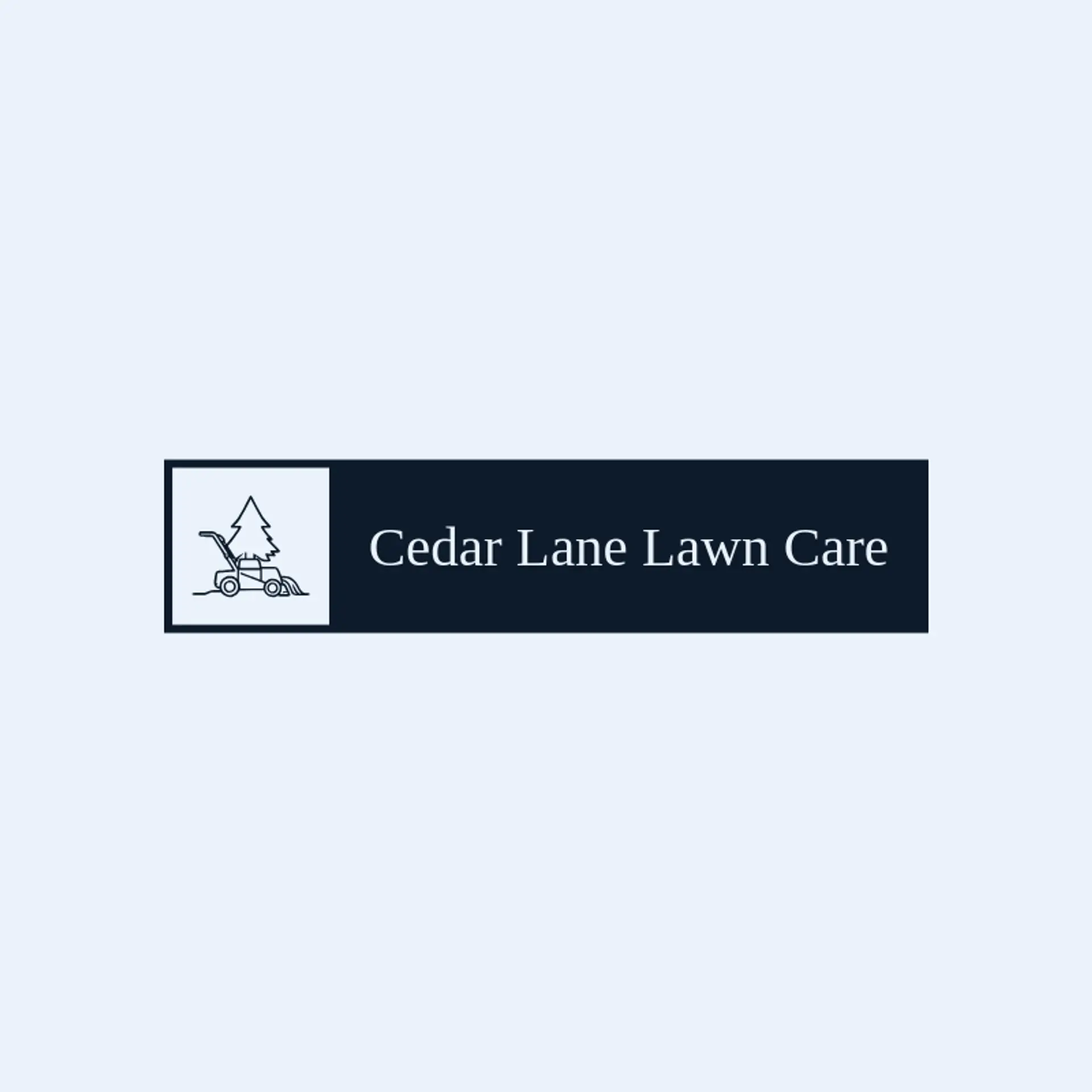 Cedar Lane Lawn Care logo for lawn mowing