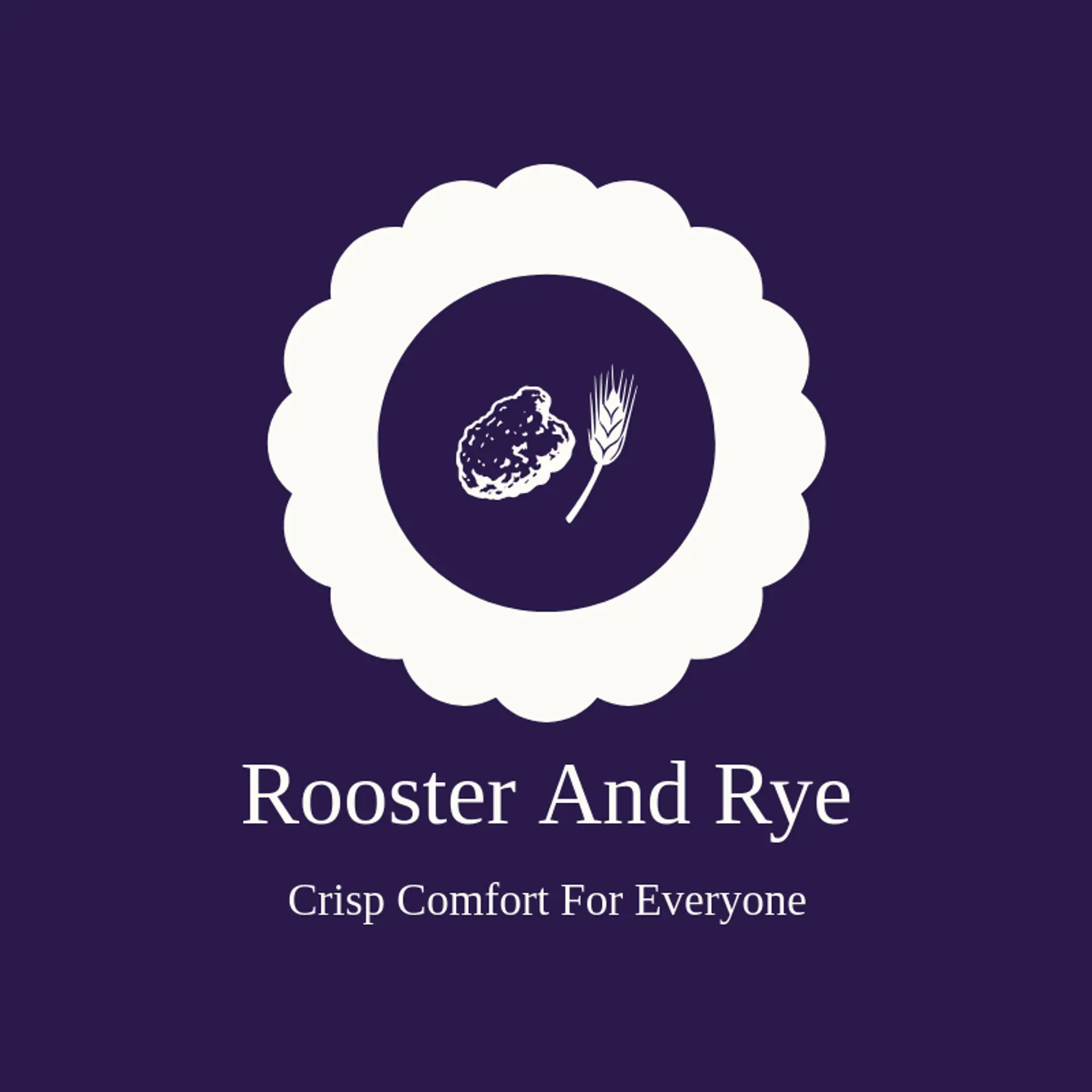 Rooster and Rye logo for fried chicken