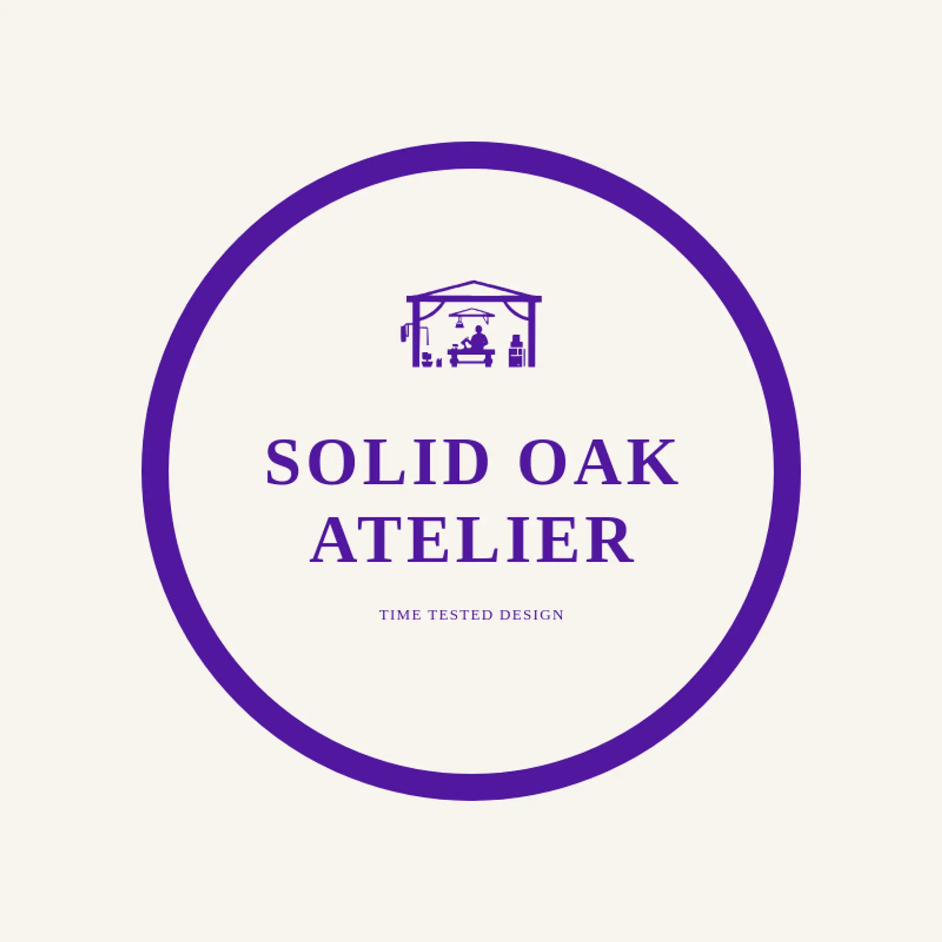 Solid Oak Atelier logo for craftsman