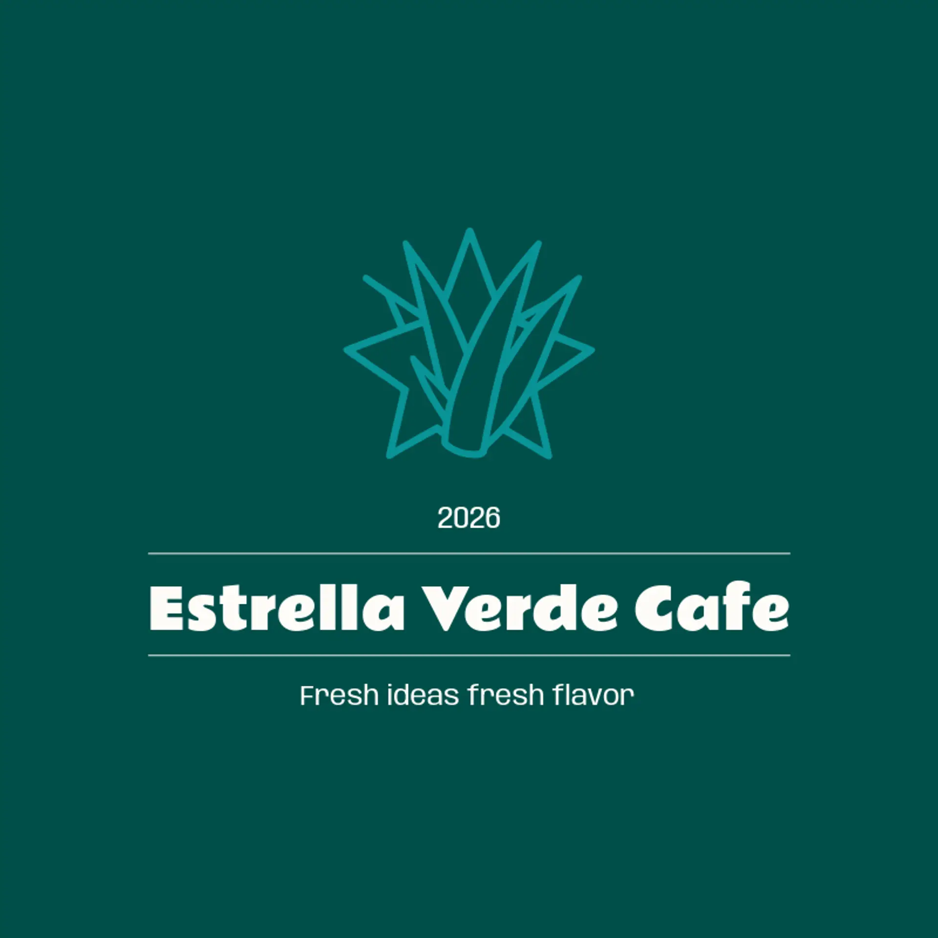 Estrella Verde Cafe logo for mexican