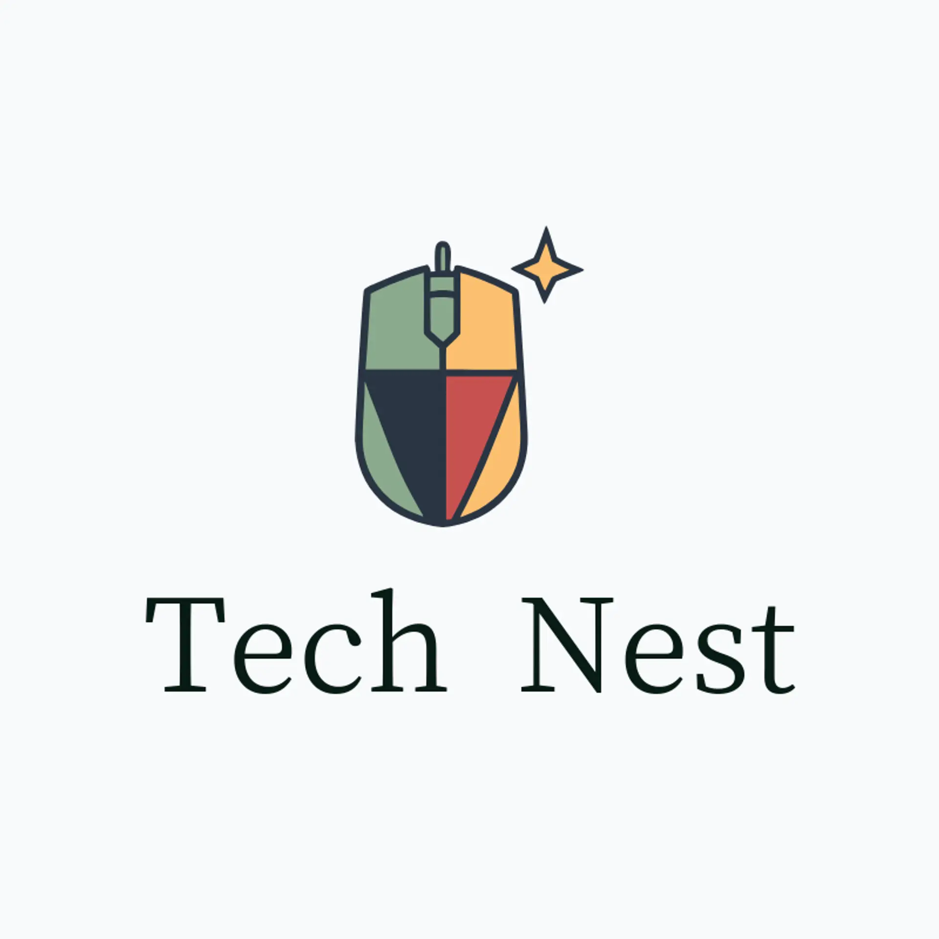 Tech Nest logo for computer