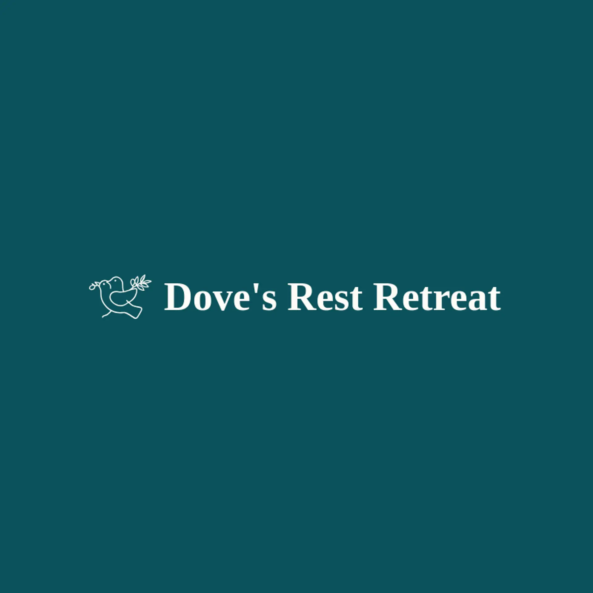 Dove's Rest Retreat logo for christian