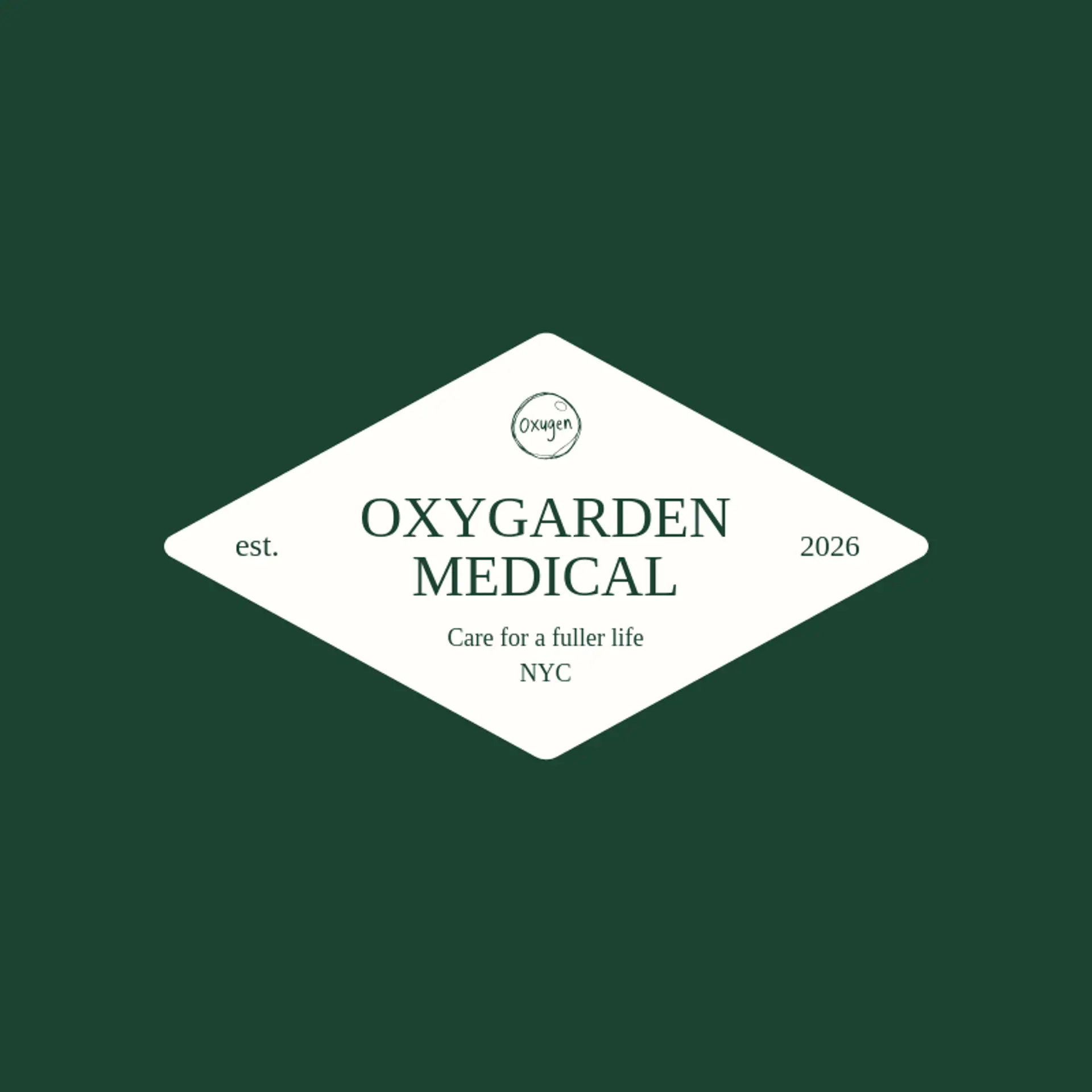 OxyGarden Medical logo for oxygen