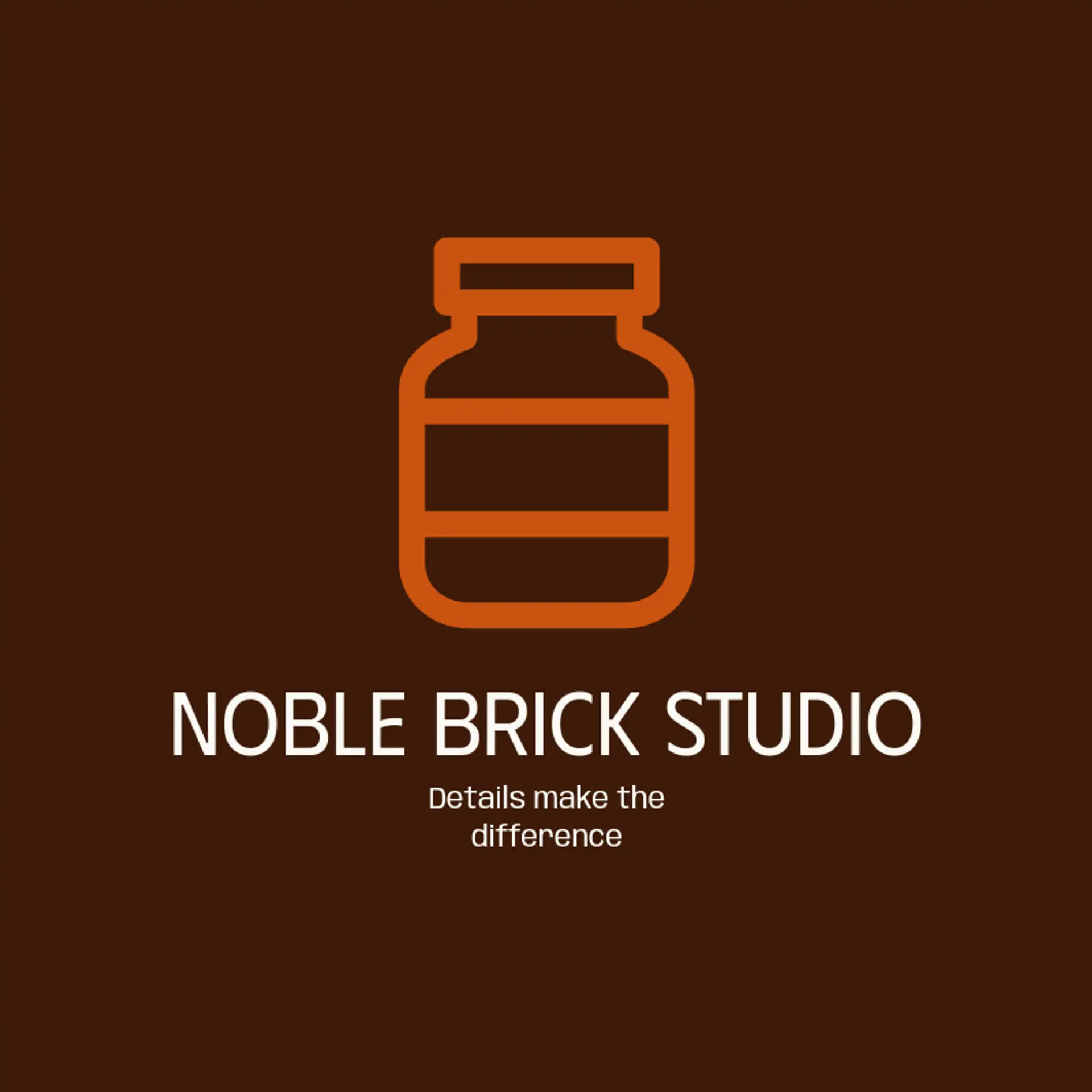 Noble Brick Studio logo for mason