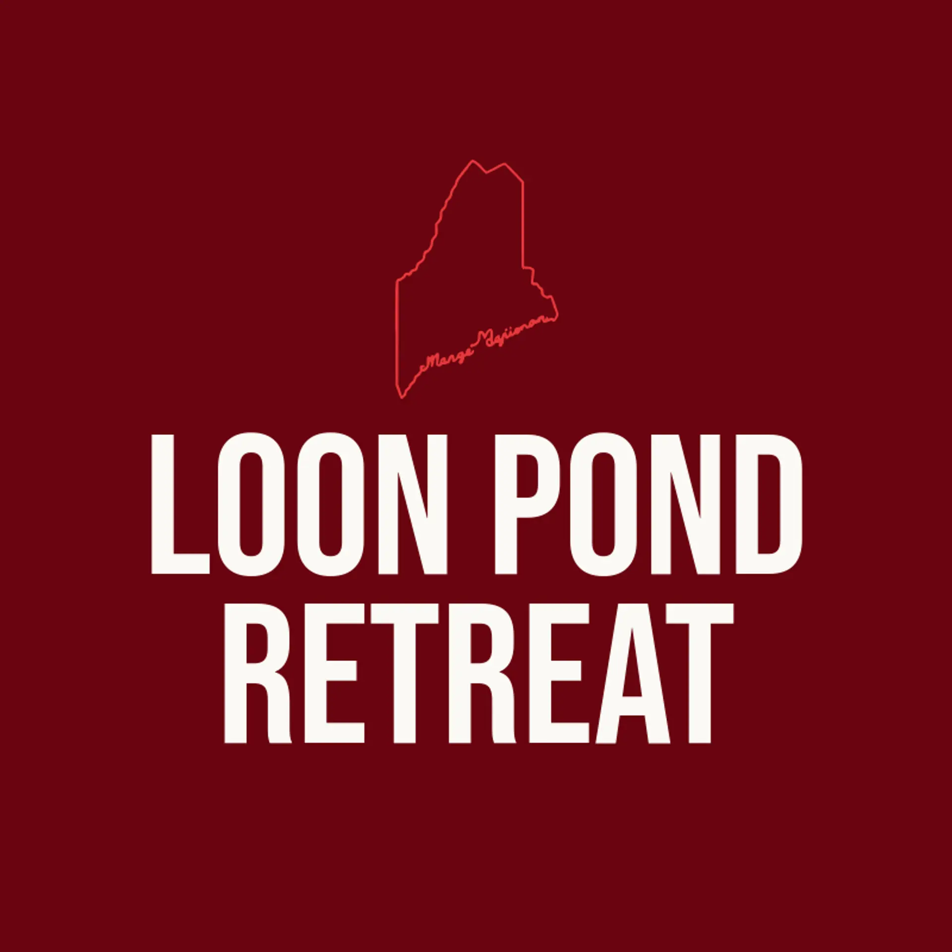 Loon Pond Retreat logo for maine
