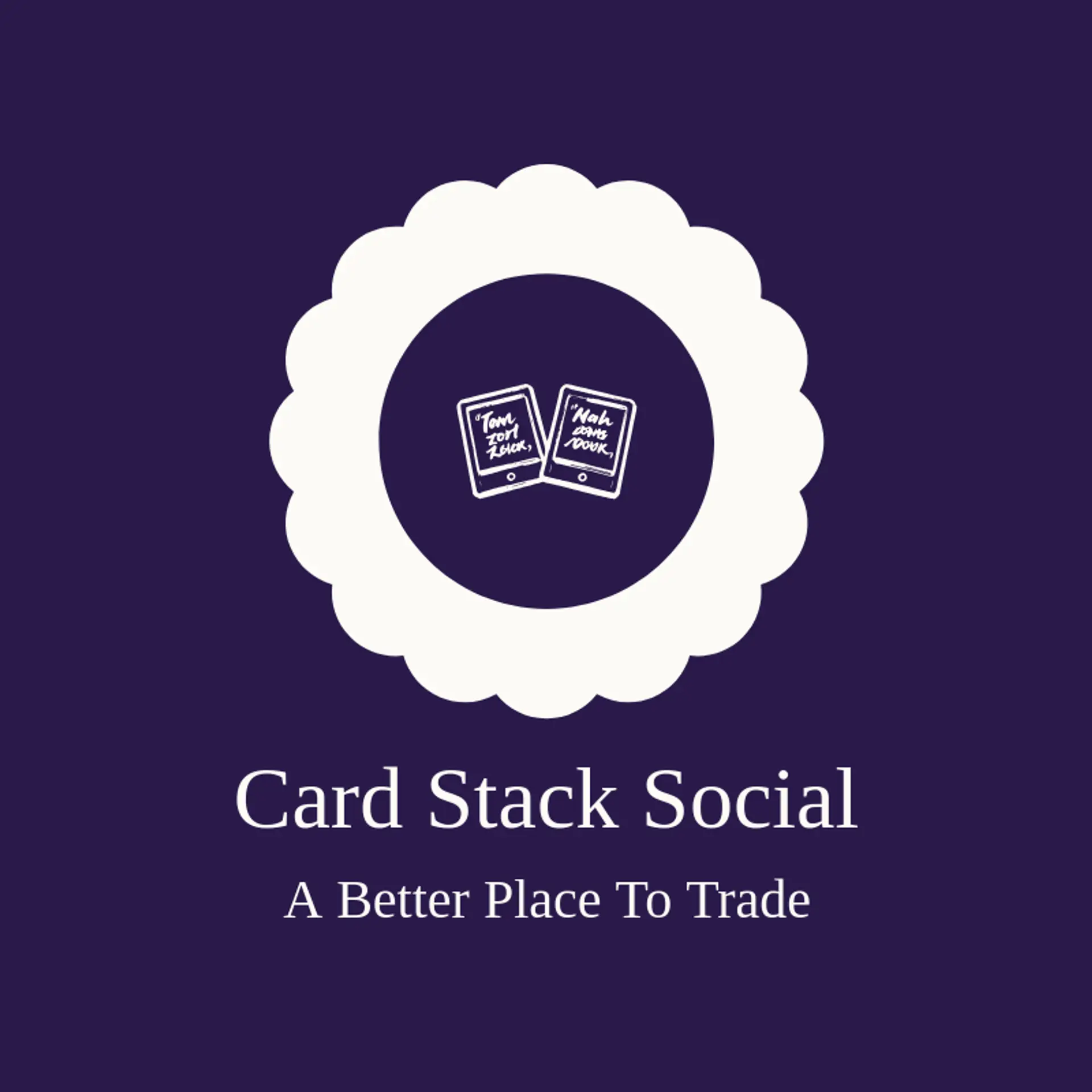 Card Stack Social logo for trading card