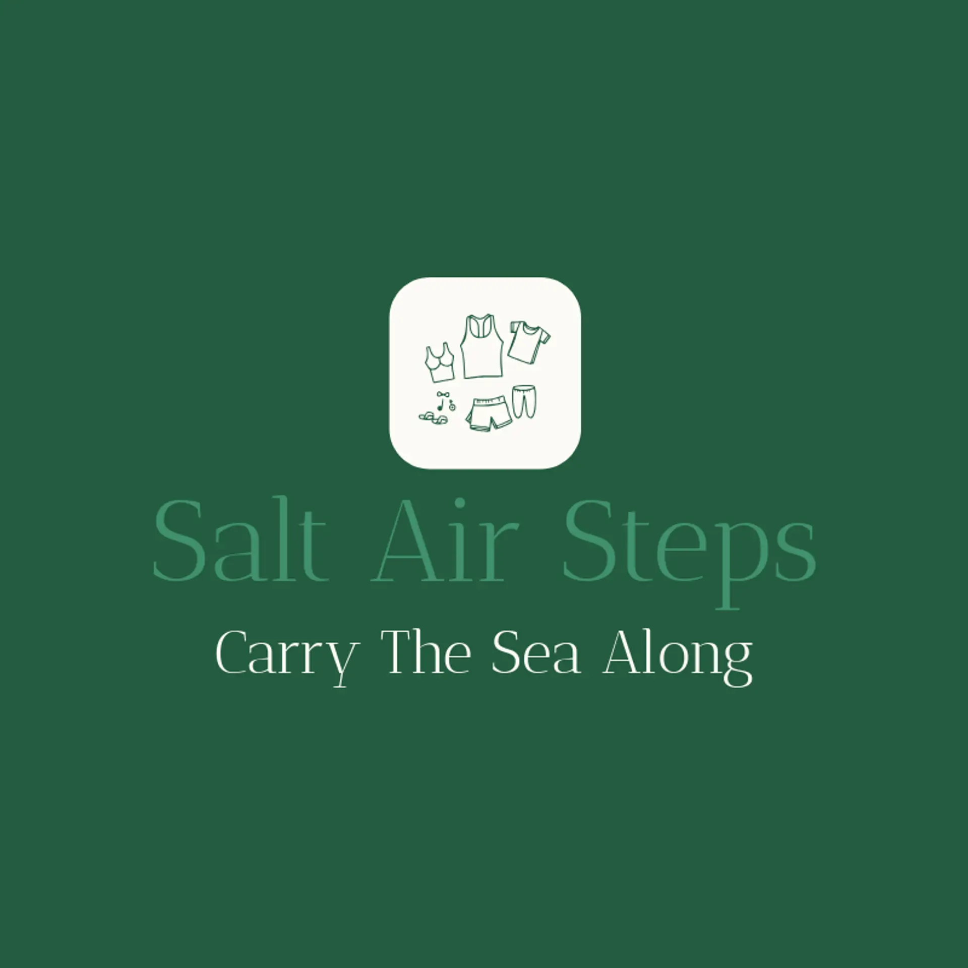 Salt Air Steps logo for sandals