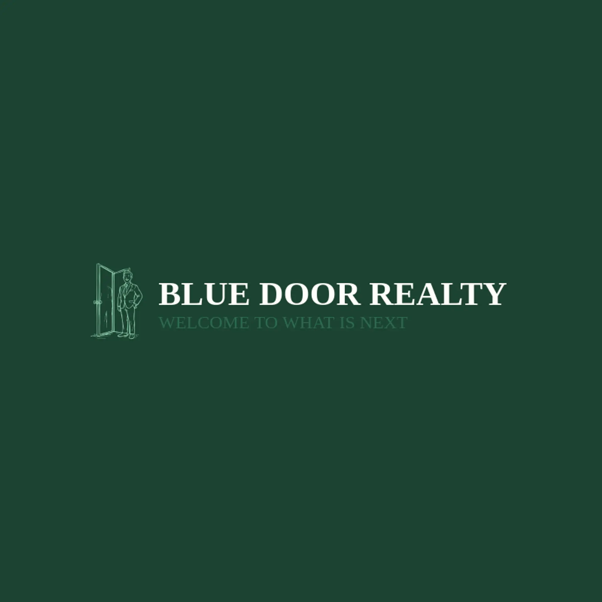 Blue Door Realty logo for real estate agent