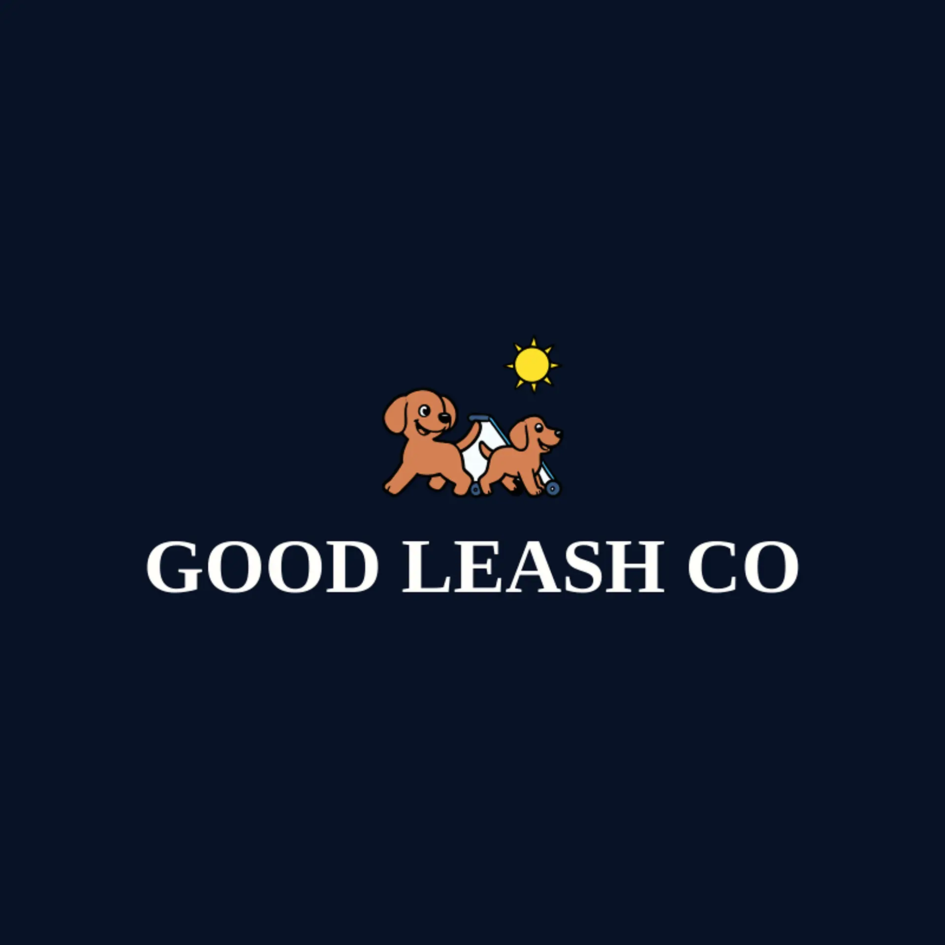 Good Leash Co logo for dog walking