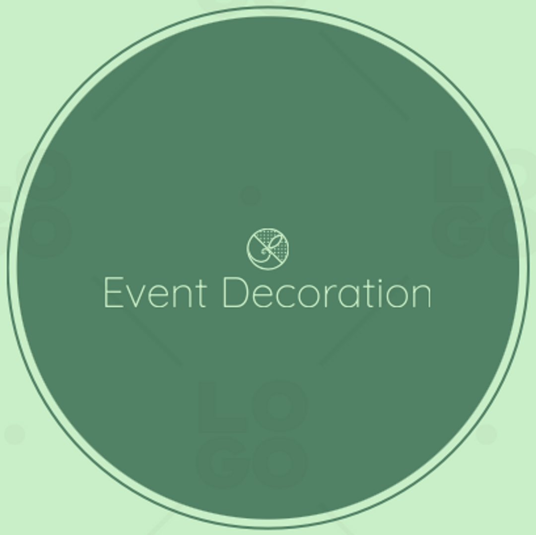 Event Decoration Logo Maker