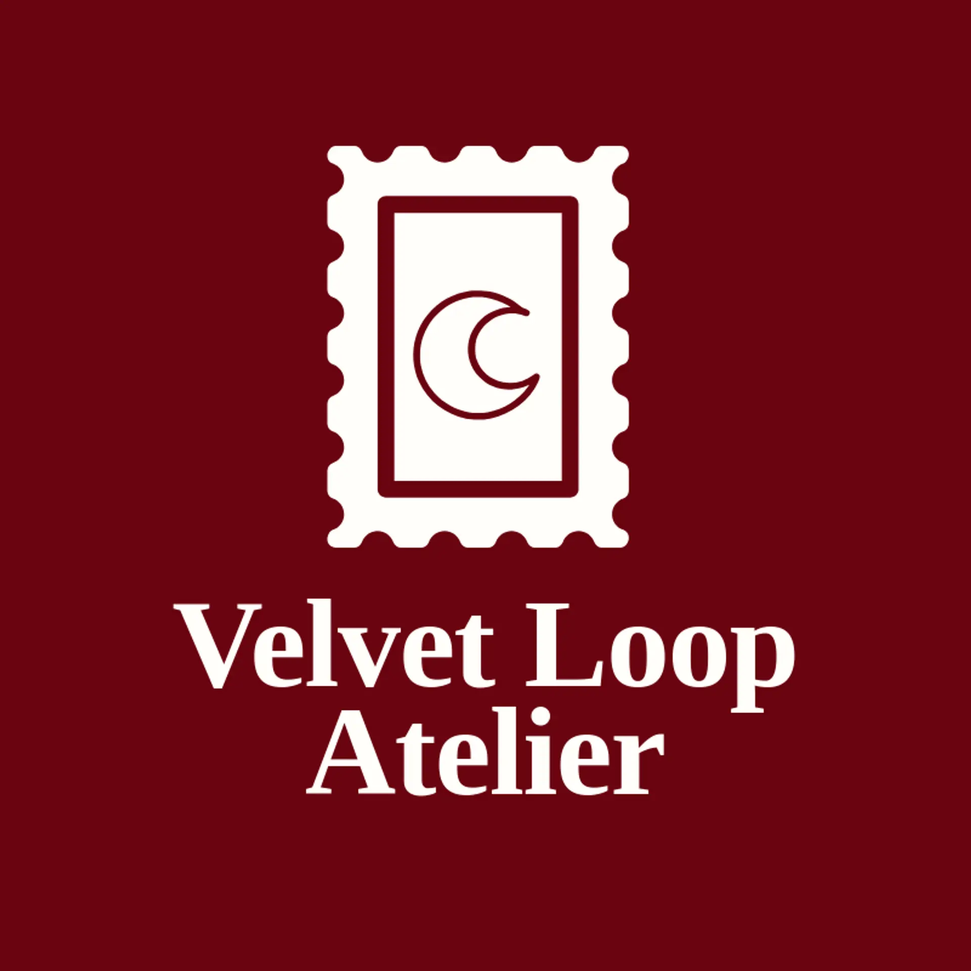 Velvet Loop Atelier logo for sewing