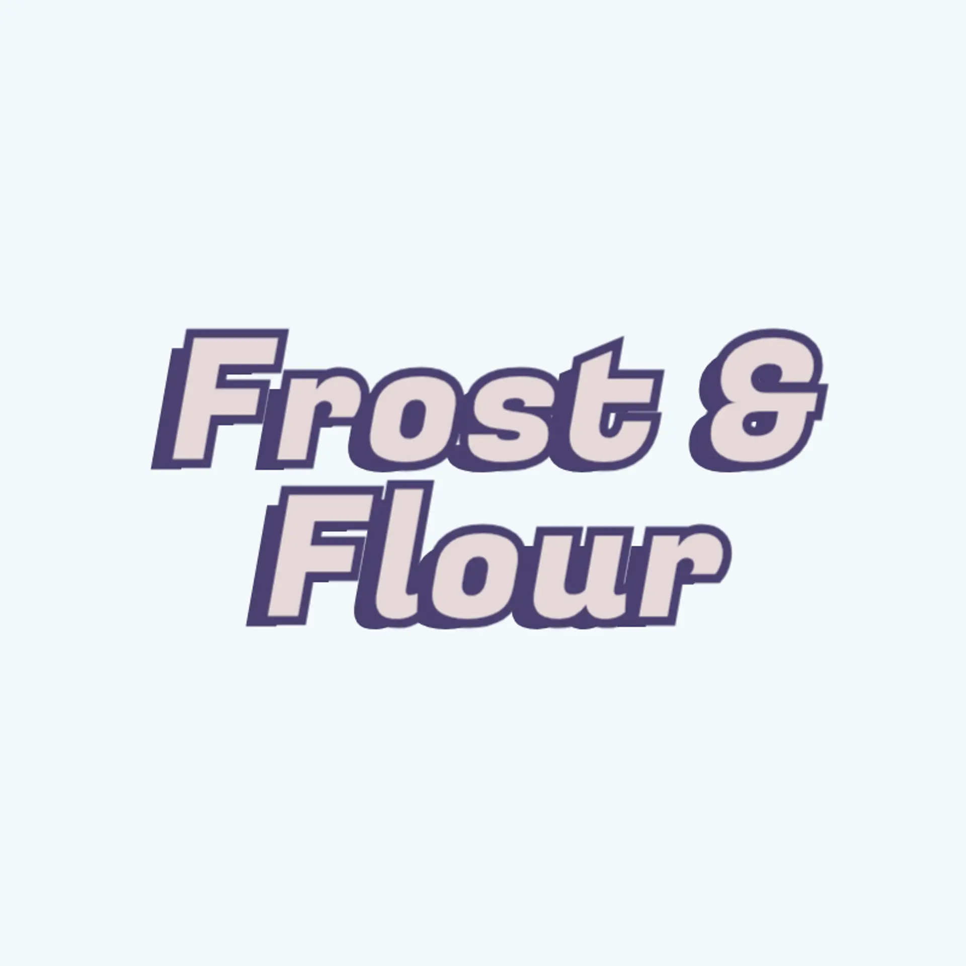 Frost & Flour logo for creative bakery