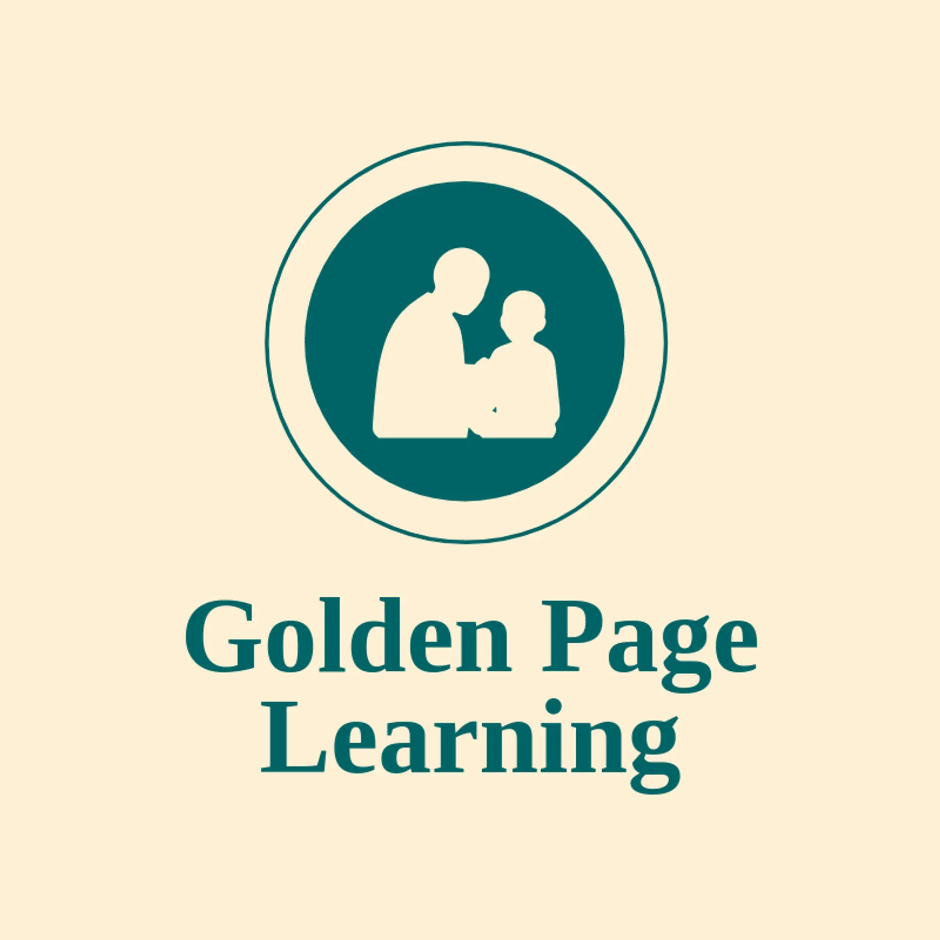 Golden Page Learning logo for tutoring