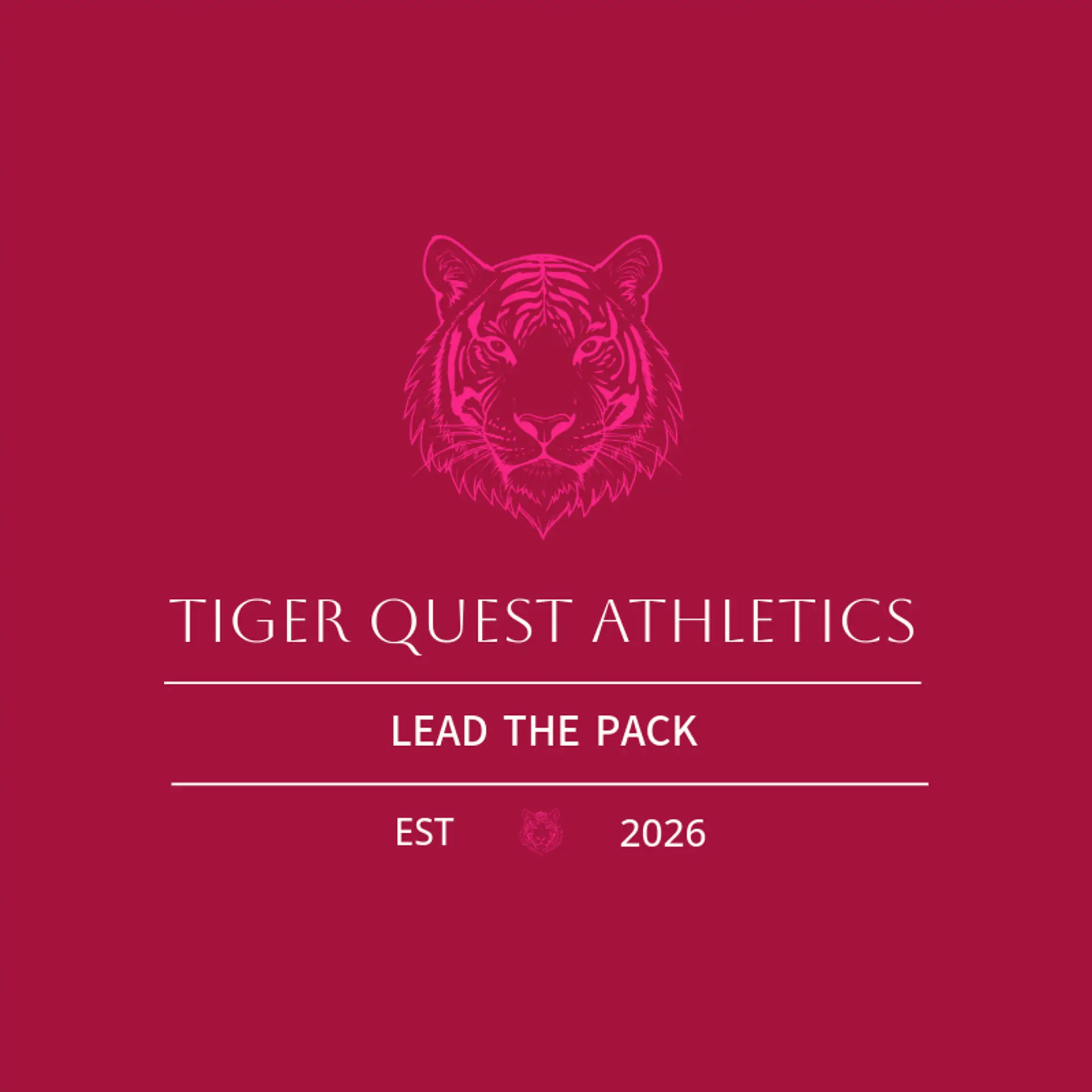 Tiger Quest Athletics logo for tiger