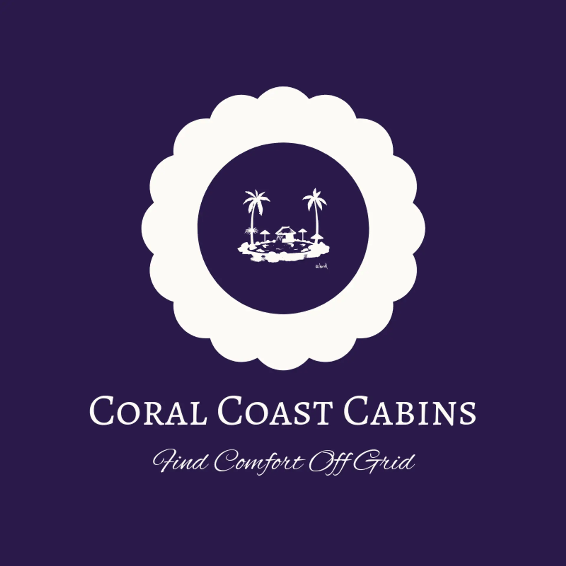 Coral Coast Cabins logo for lagoon