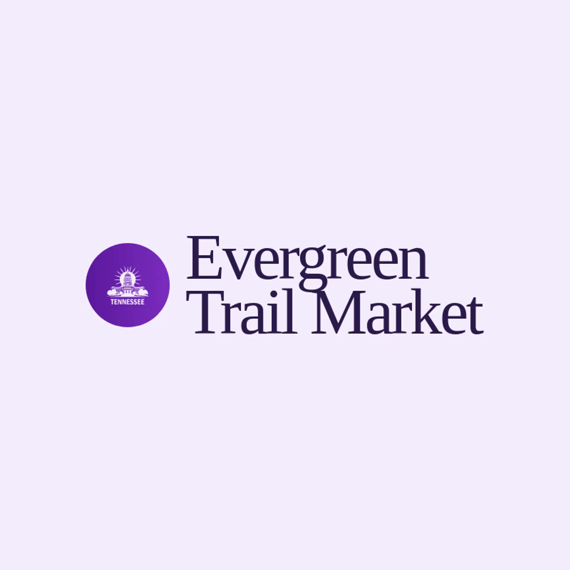 Evergreen Trail Market logo for tennessee