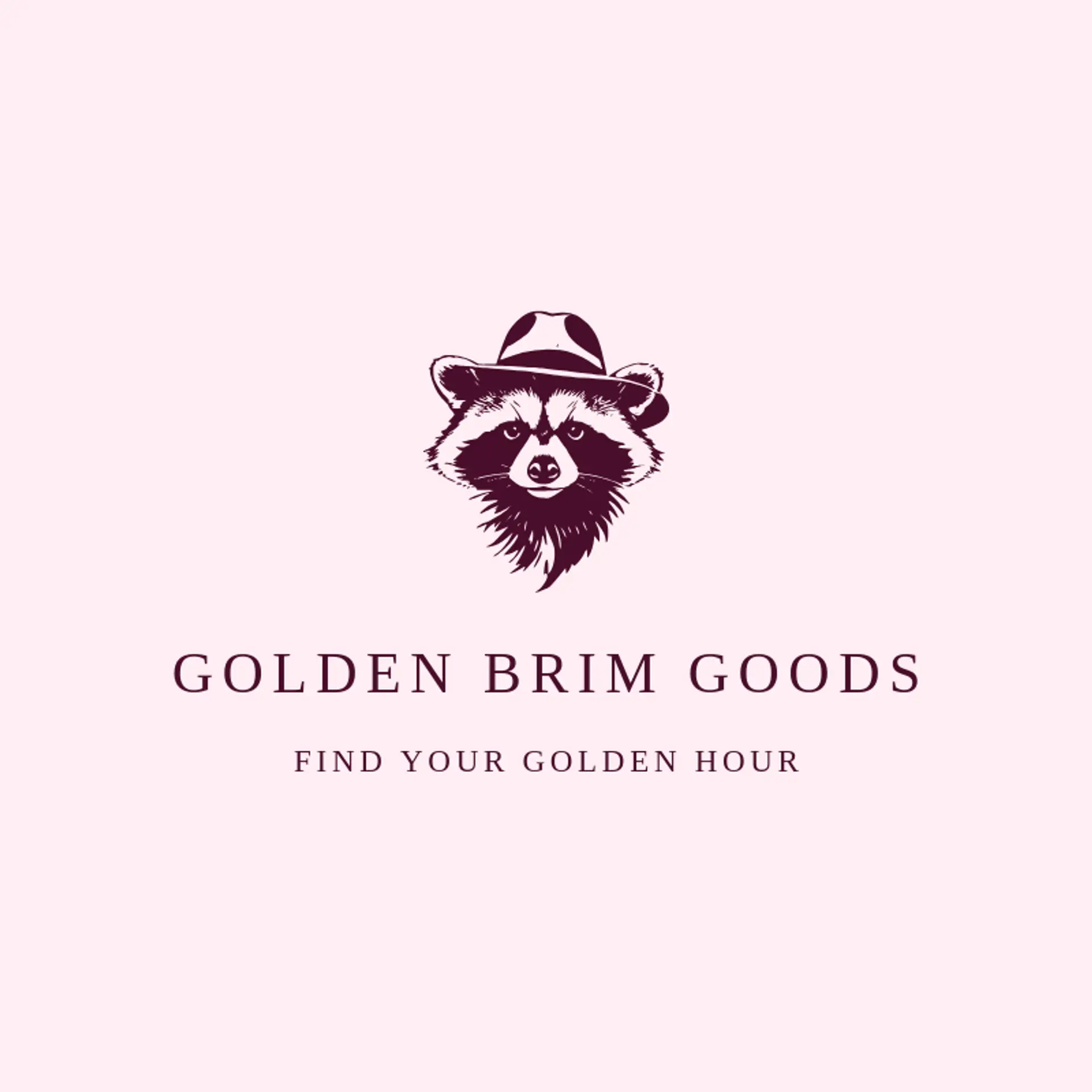Golden Brim Goods logo for Fedora Logo Ideas