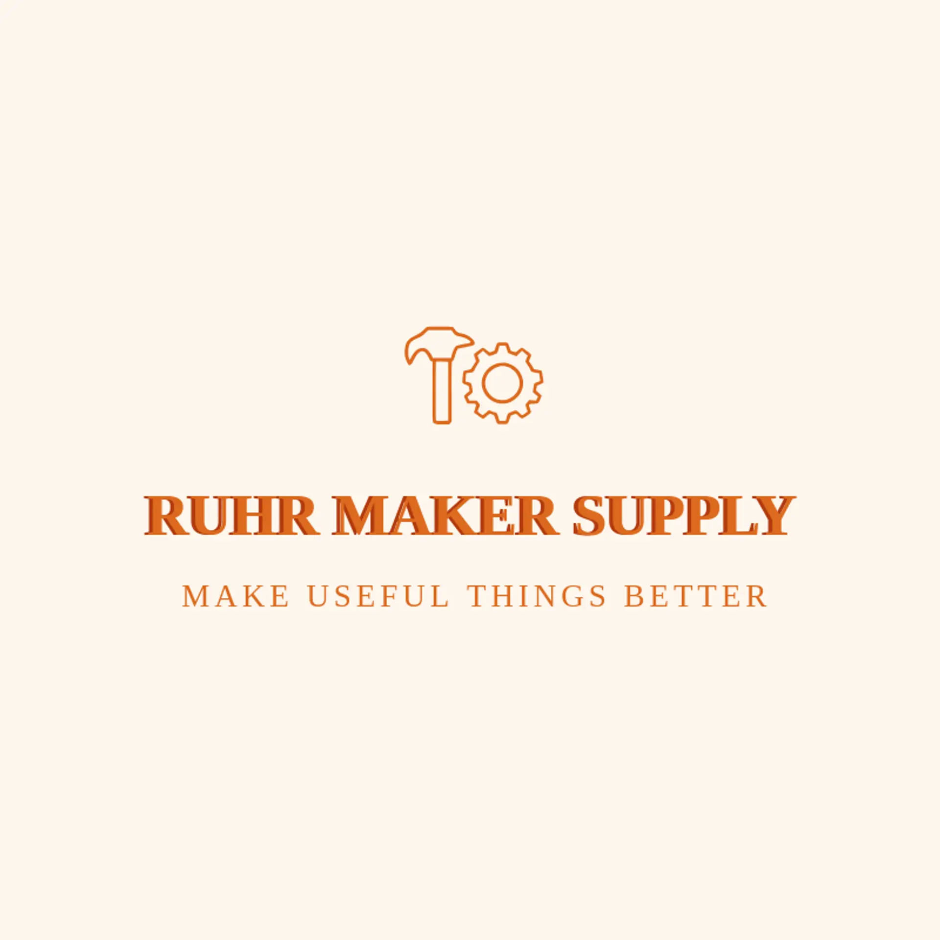 Ruhr Maker Supply logo for german