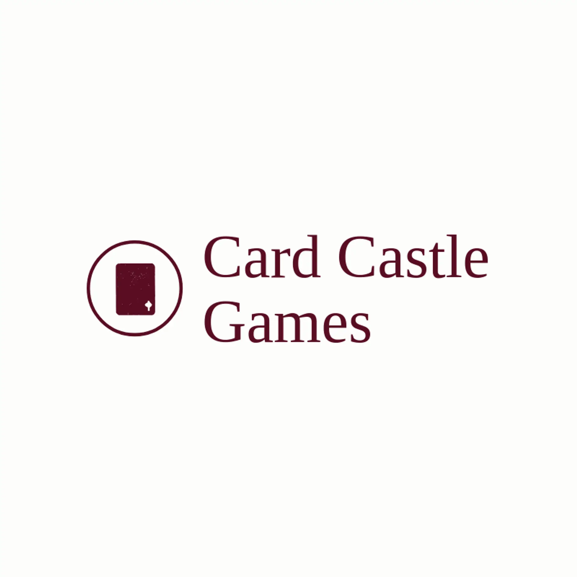 Card Castle Games logo for playing cards