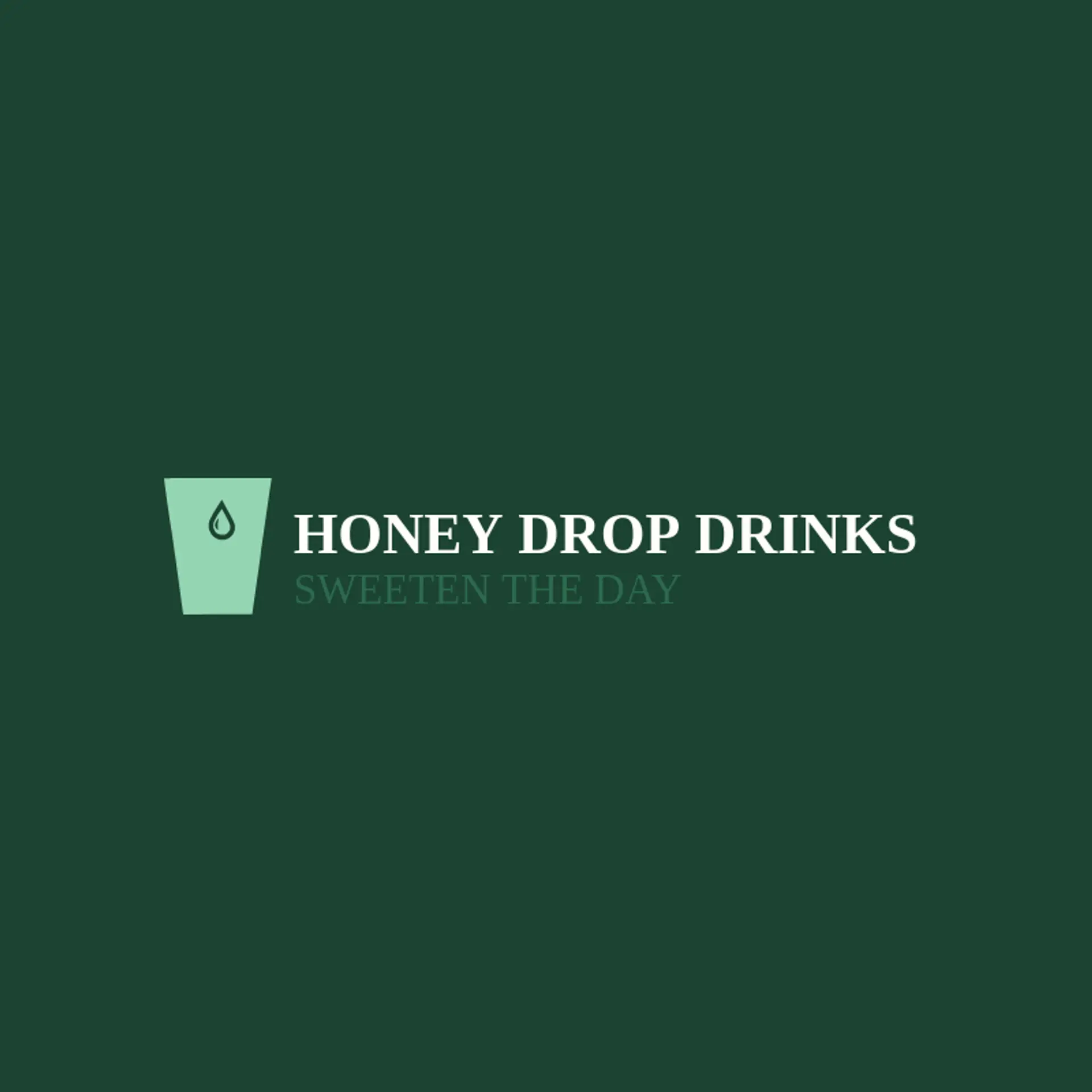 Honey Drop Drinks logo for drink