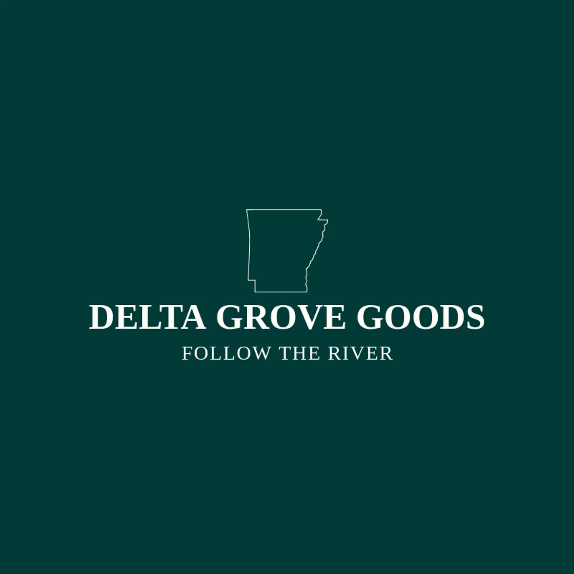 Delta Grove Goods logo for arkansas