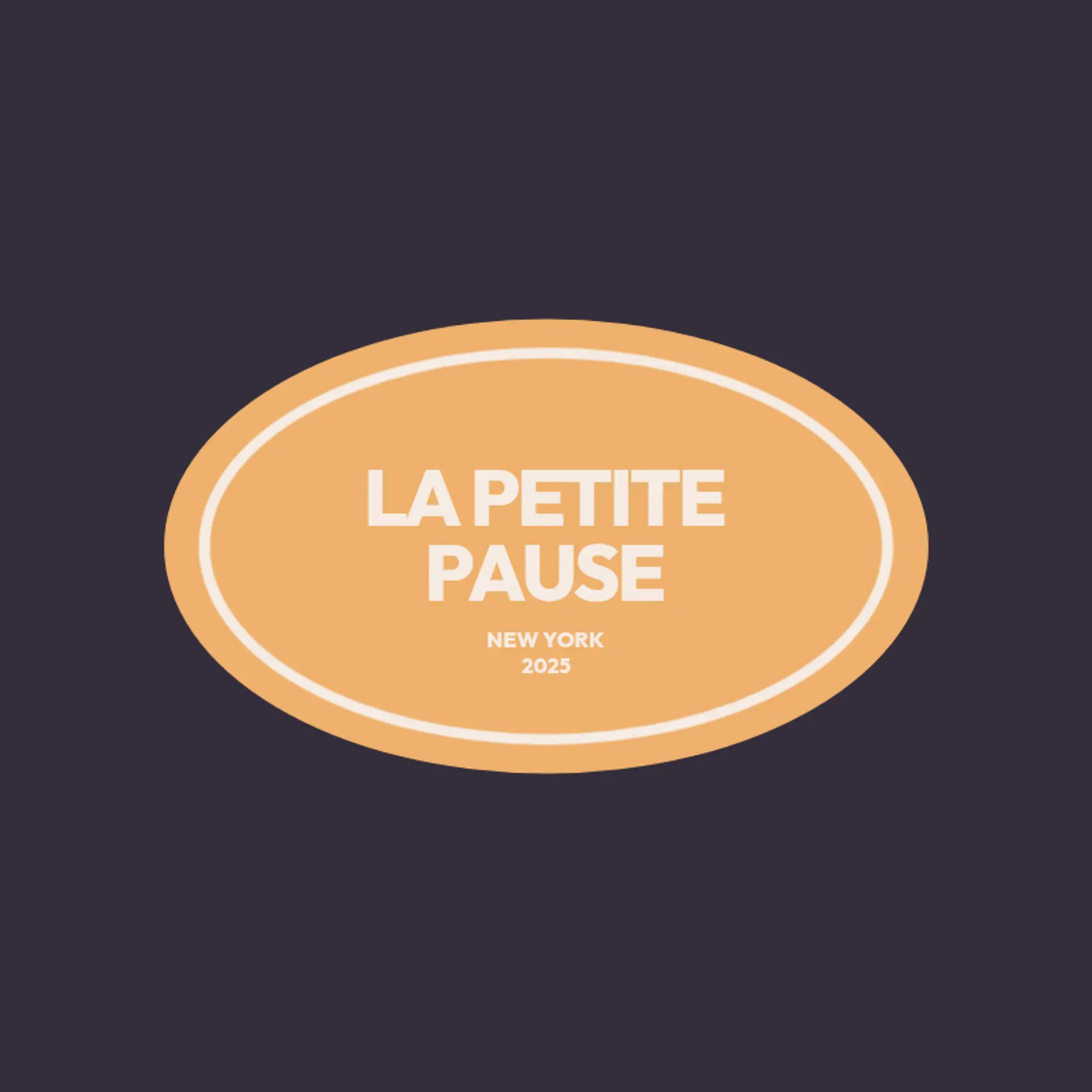 La Petite Pause logo for french cafe
