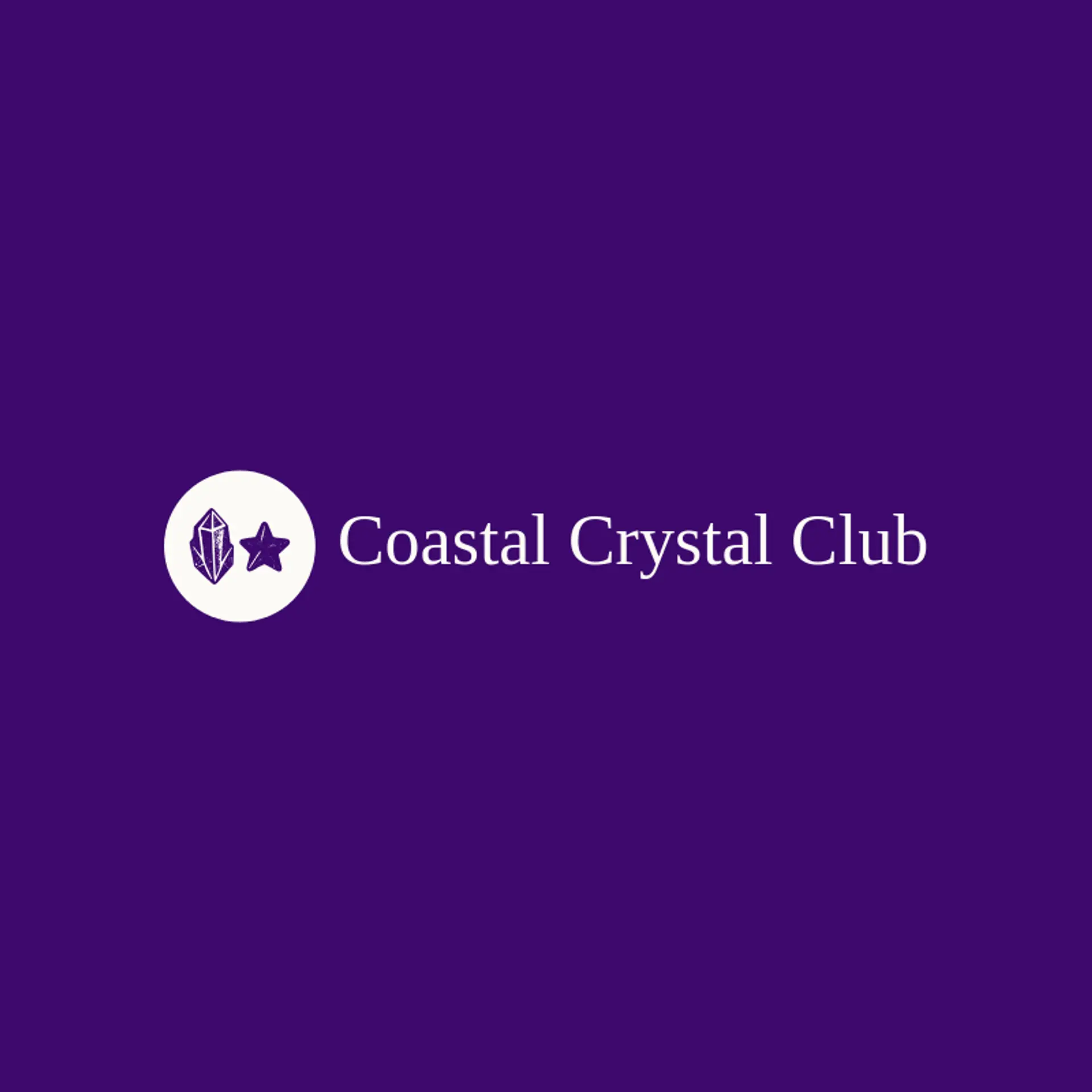 Coastal Crystal Club logo for salt