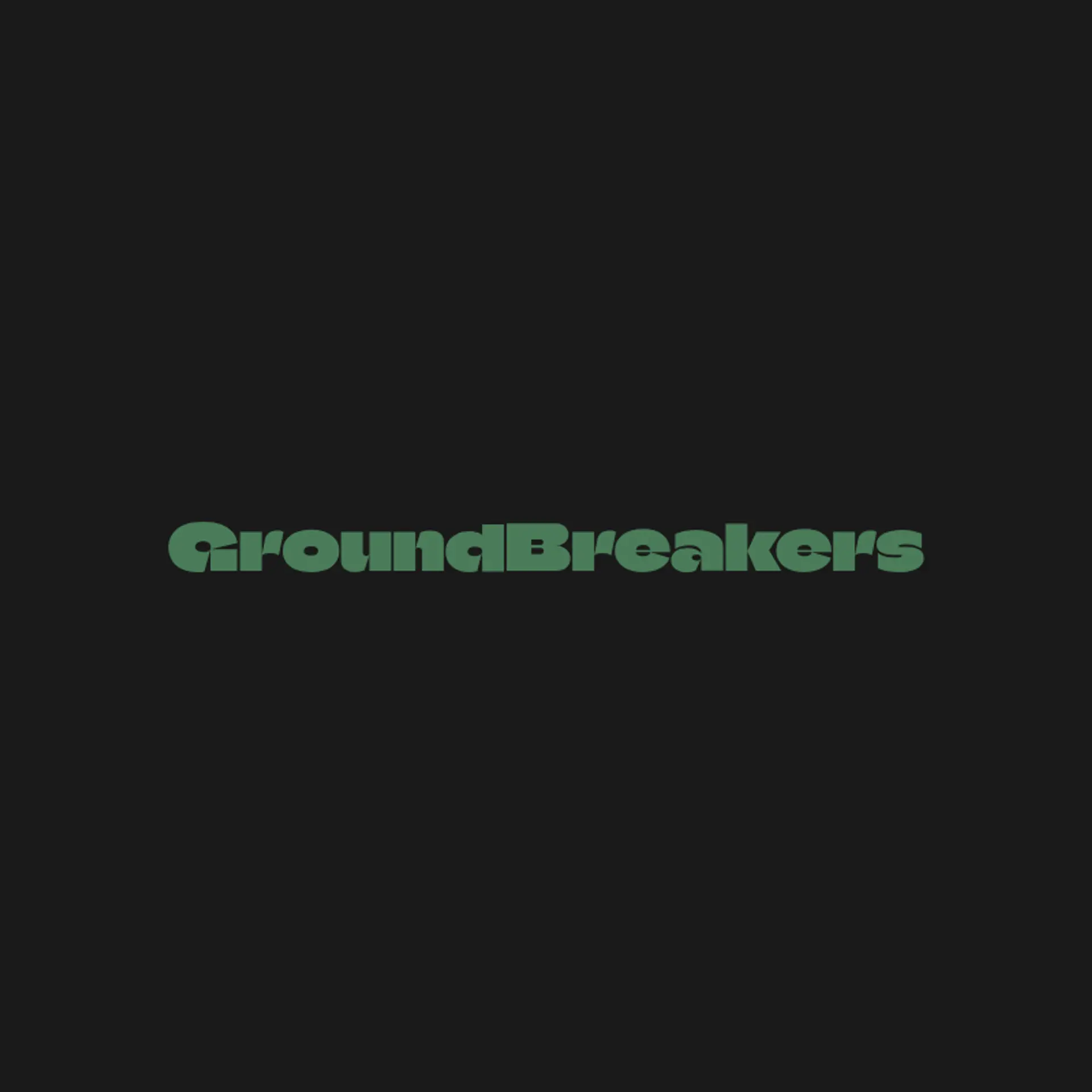 GroundBreakers logo for construction and landscaping