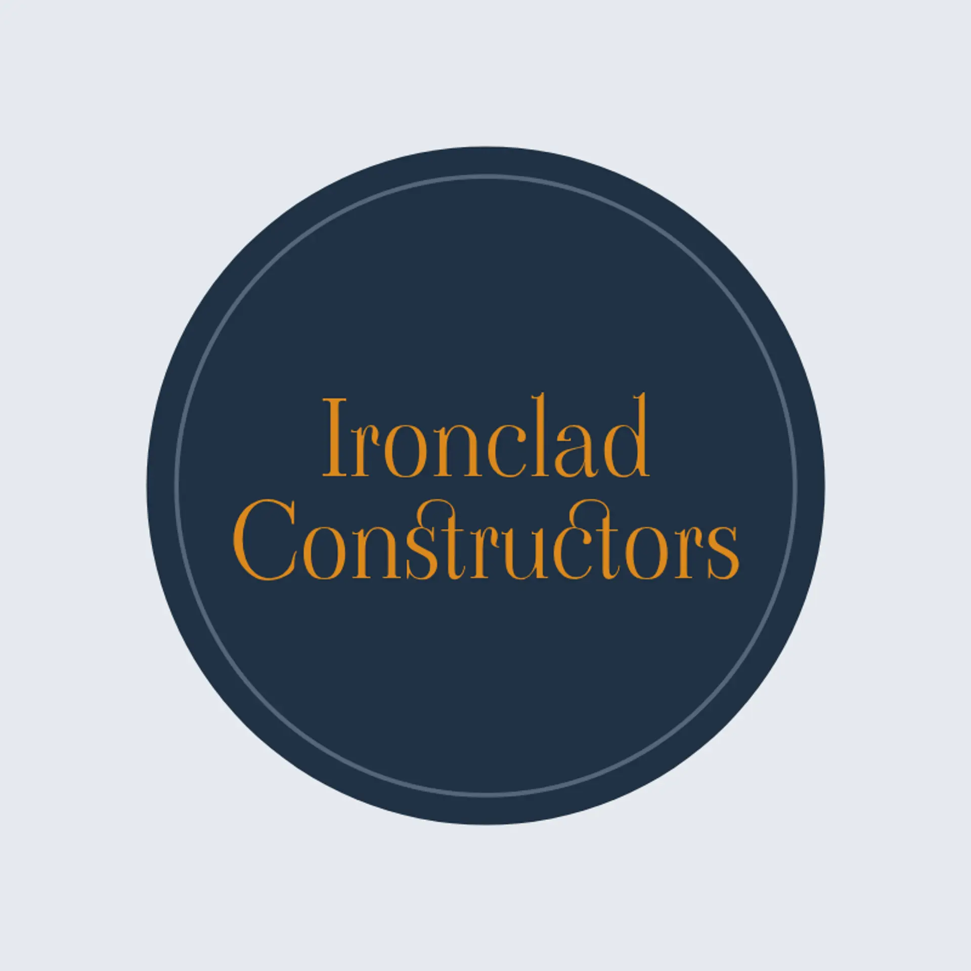 Ironclad Constructors logo for general construction