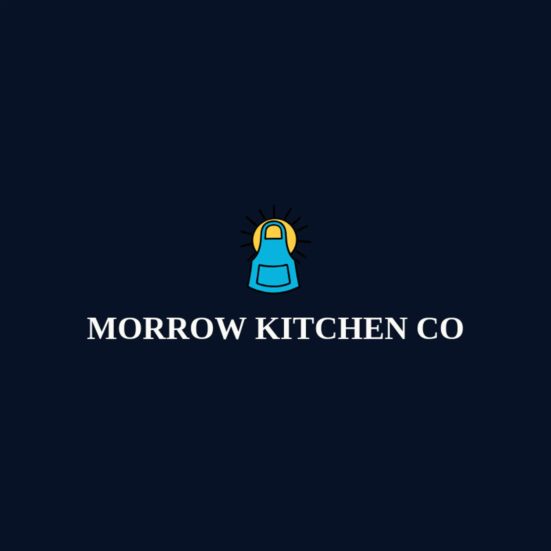 Morrow Kitchen Co logo for apron