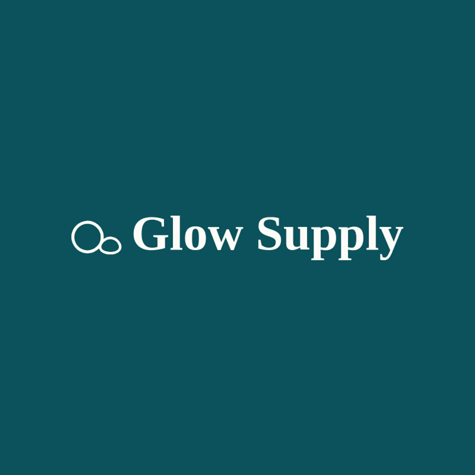 Glow Supply logo for glow