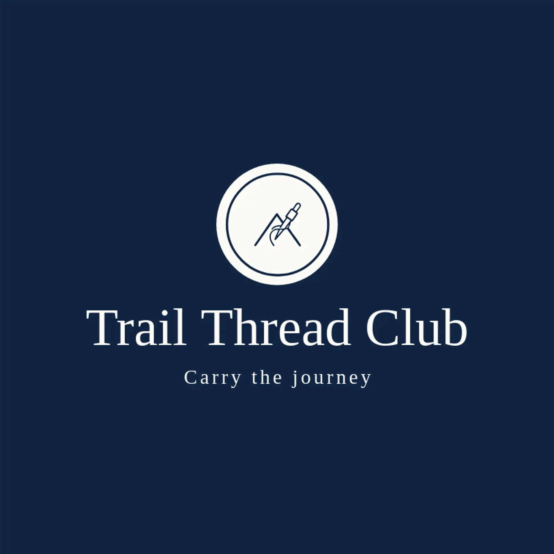 Trail Thread Club logo for patch