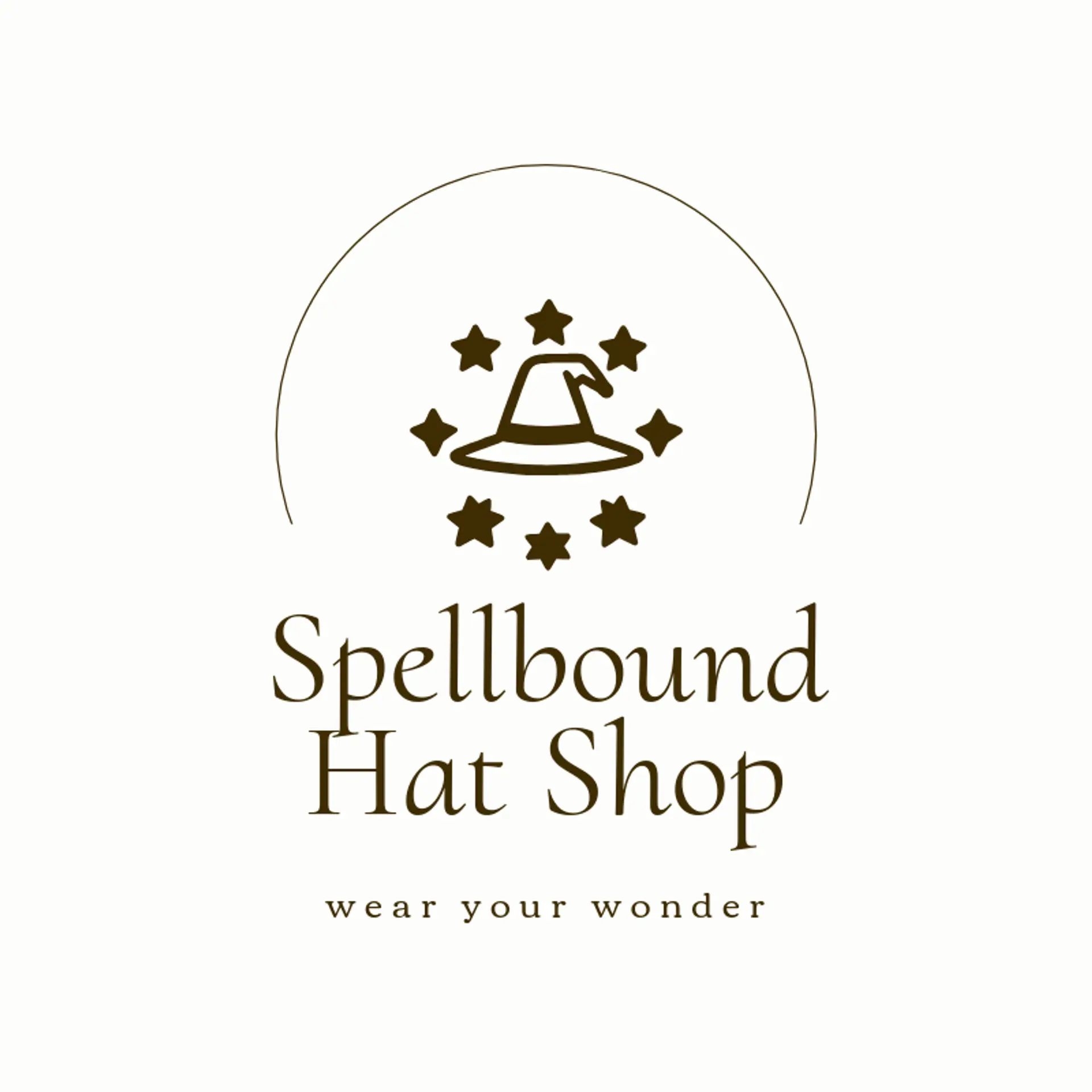 Spellbound Hat Shop logo for halloween