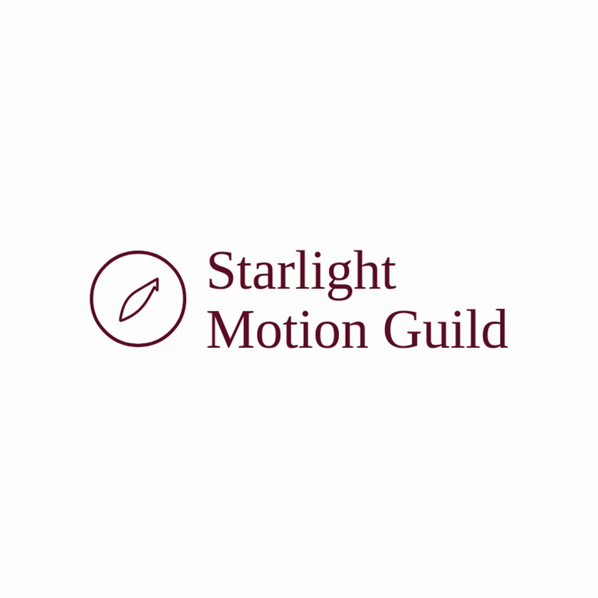 Starlight Motion Guild logo for motion