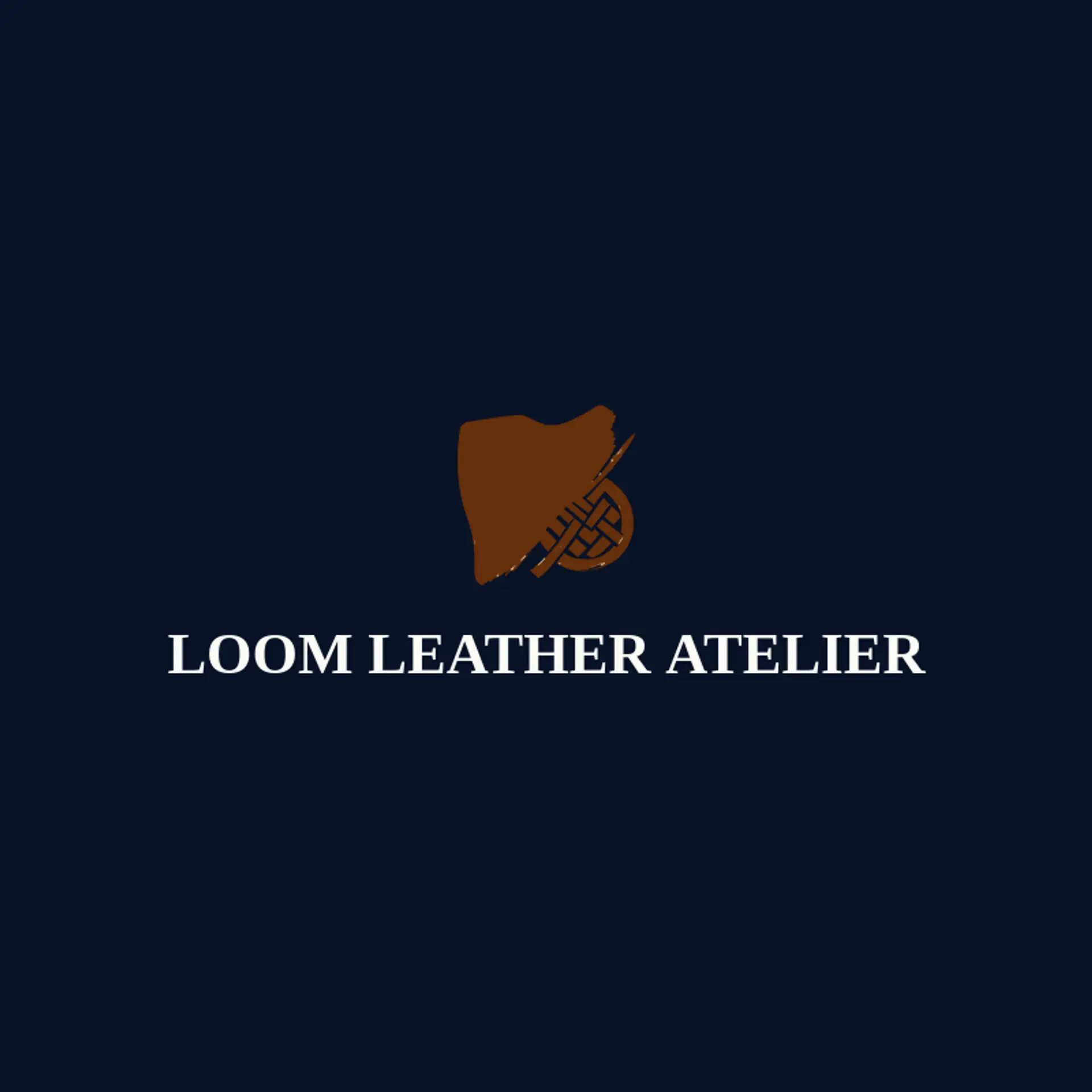 Loom Leather Atelier logo for leather