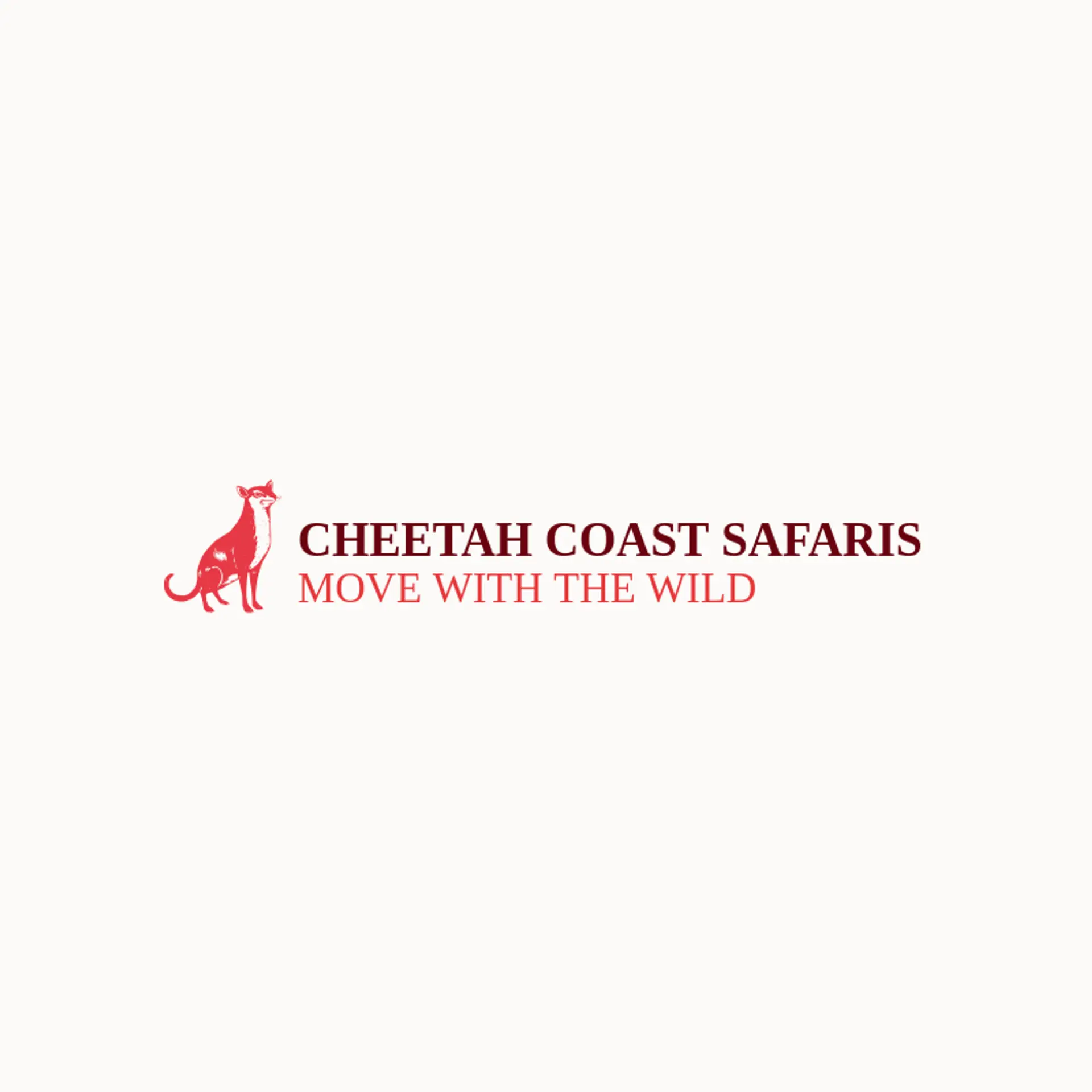 Cheetah Coast Safaris logo for safari