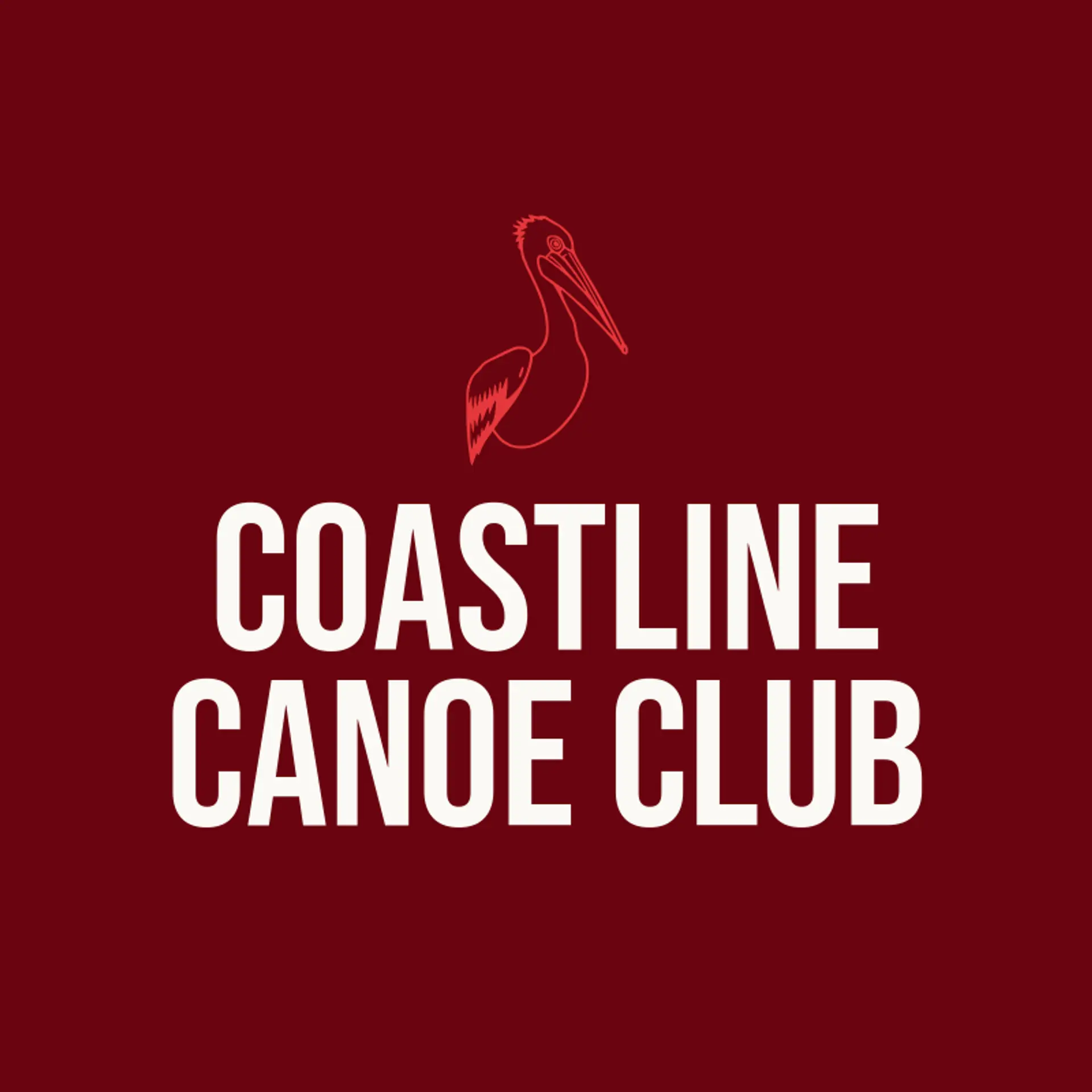 Coastline Canoe Club logo for pelican