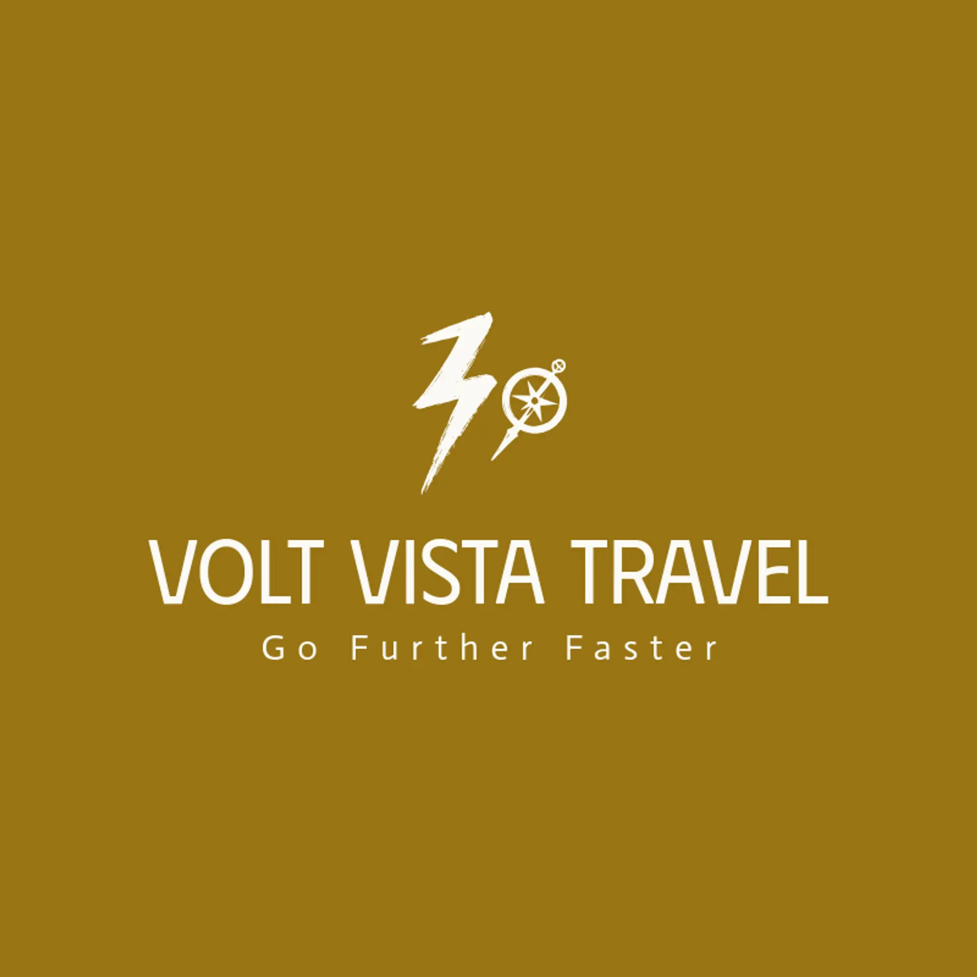 Volt Vista Travel logo for lightning