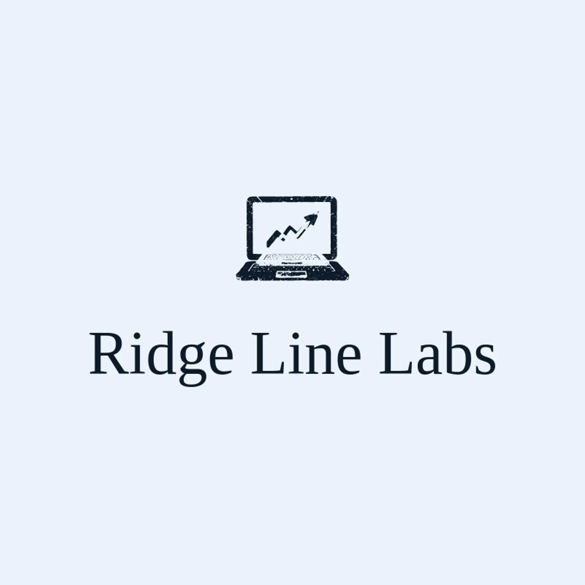 Ridge Line Labs logo for laptop