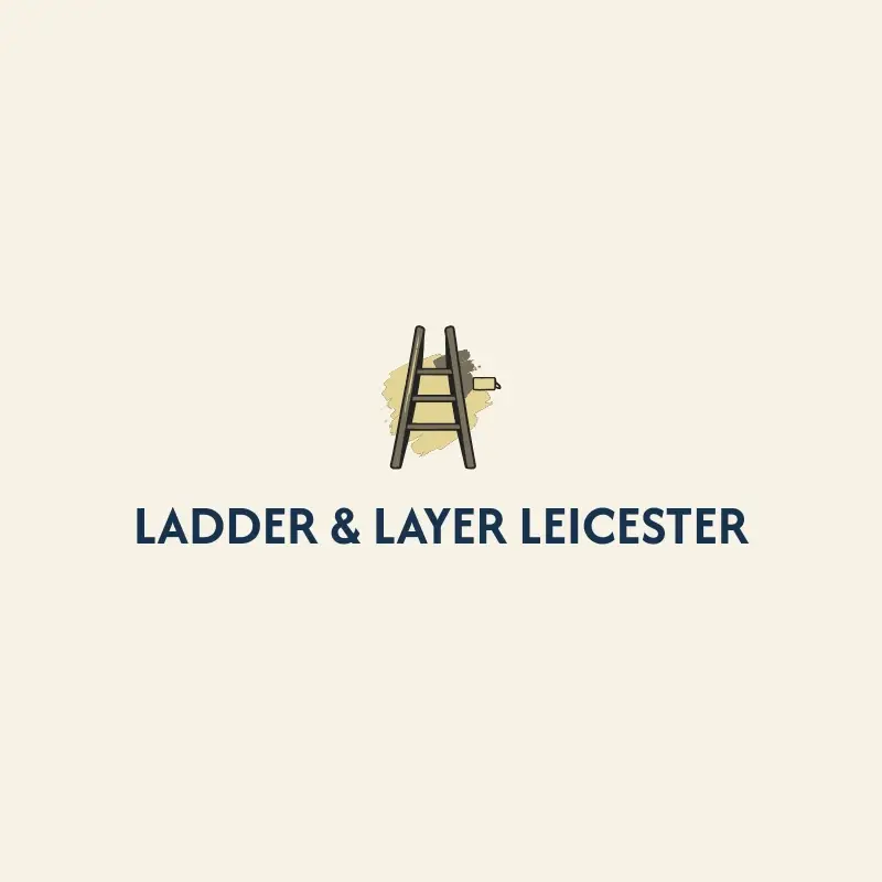 The painting name Ladder & Layer Leicester as a branded logo with a color icon